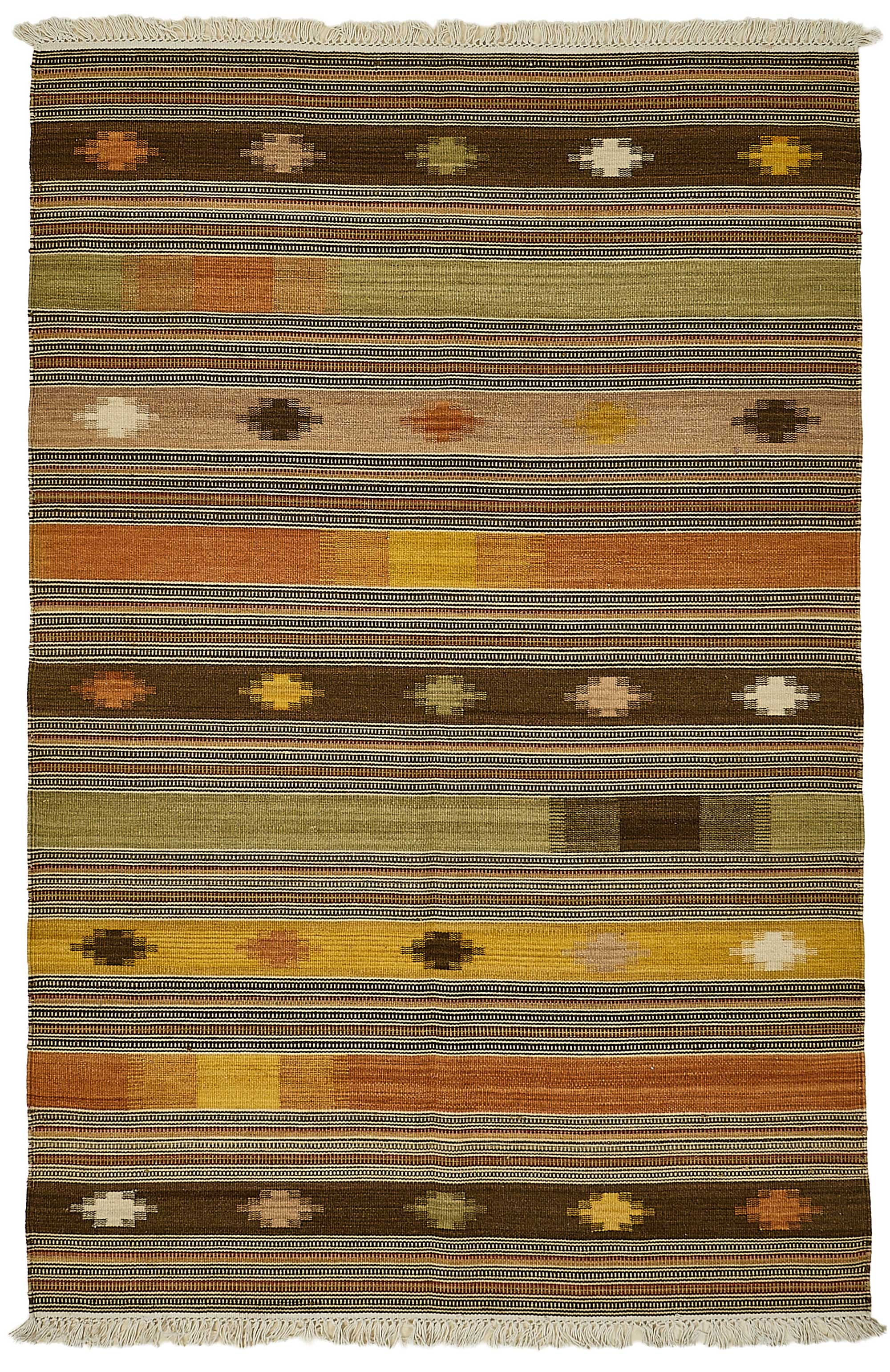 4x6 Contemporary Wool Kilim Rug - 51670