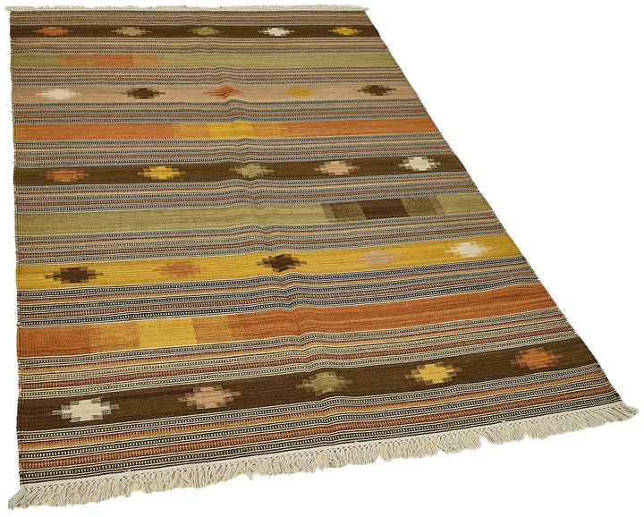4x6 Contemporary Wool Kilim Rug - 51670