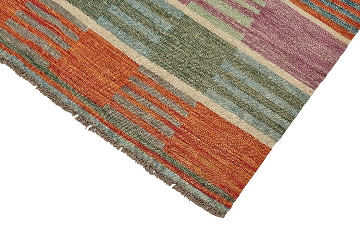 5x7 Contemporary Wool Kilim Rug - 51671