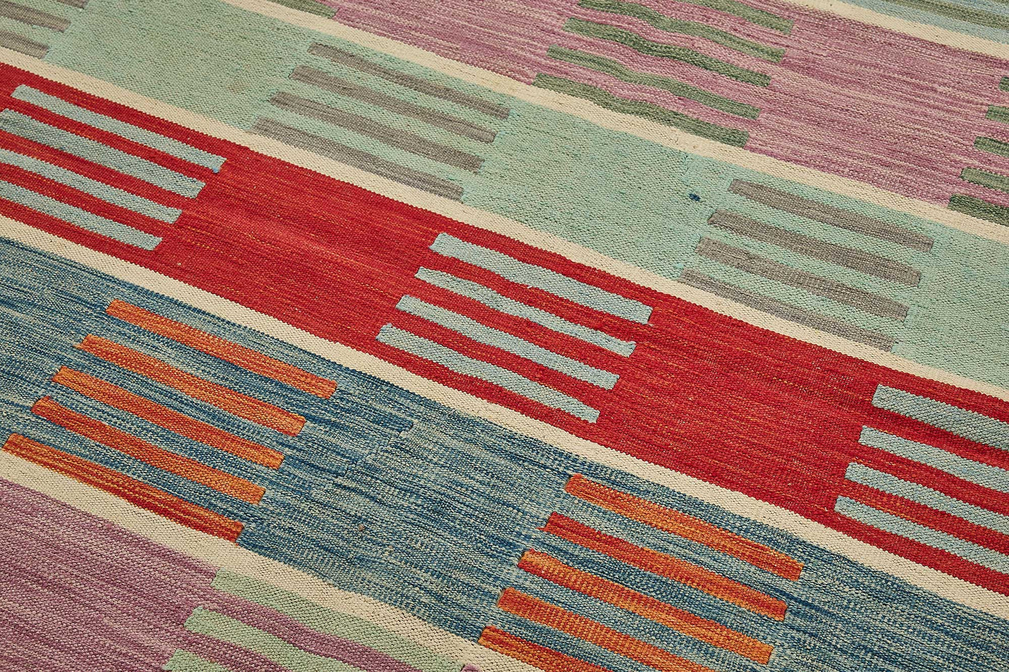 5x7 Contemporary Wool Kilim Rug - 51671