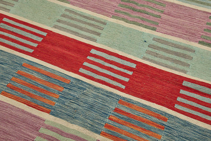 5x7 Contemporary Wool Kilim Rug - 51671