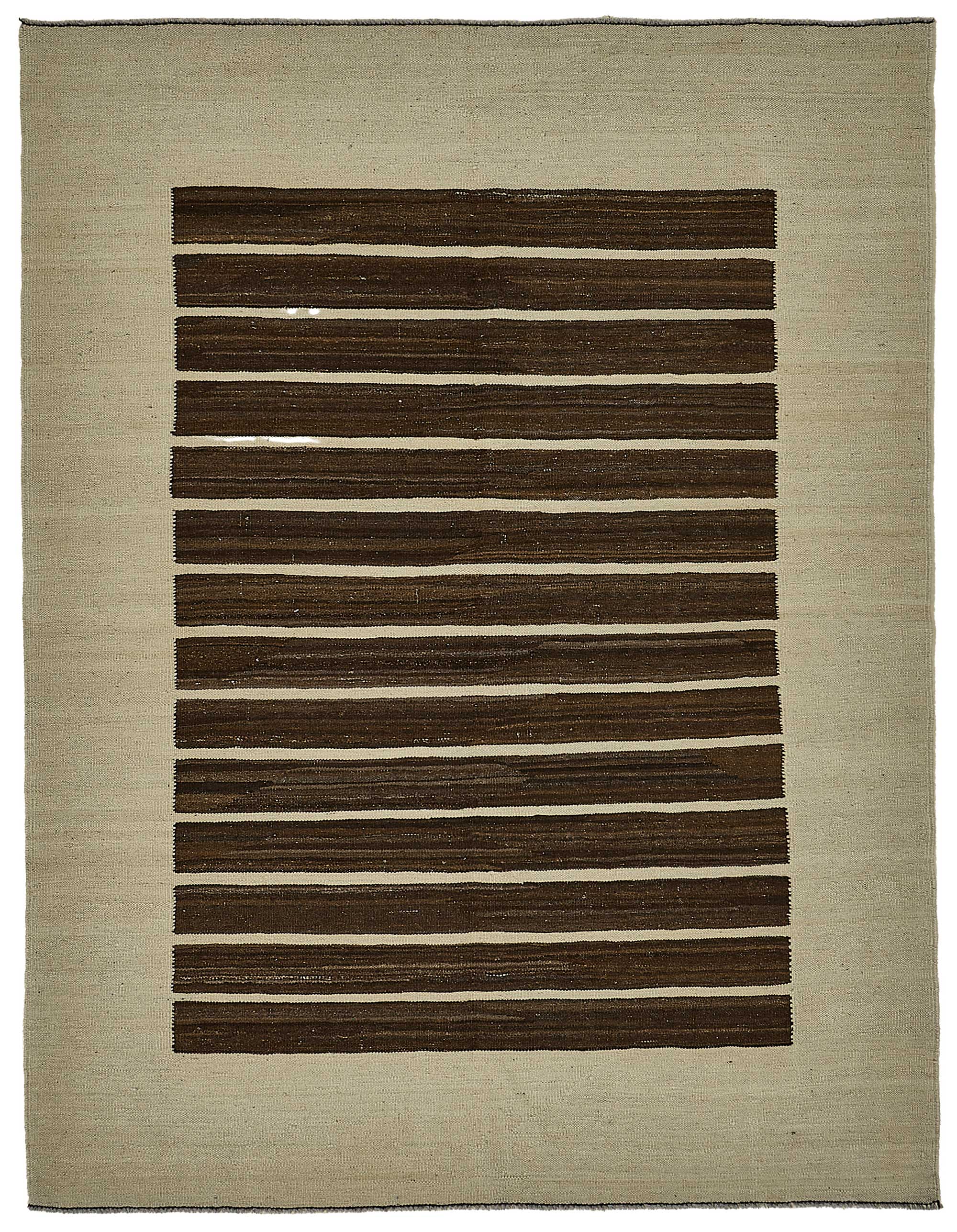 5x6 Contemporary Wool Kilim Rug - 51672