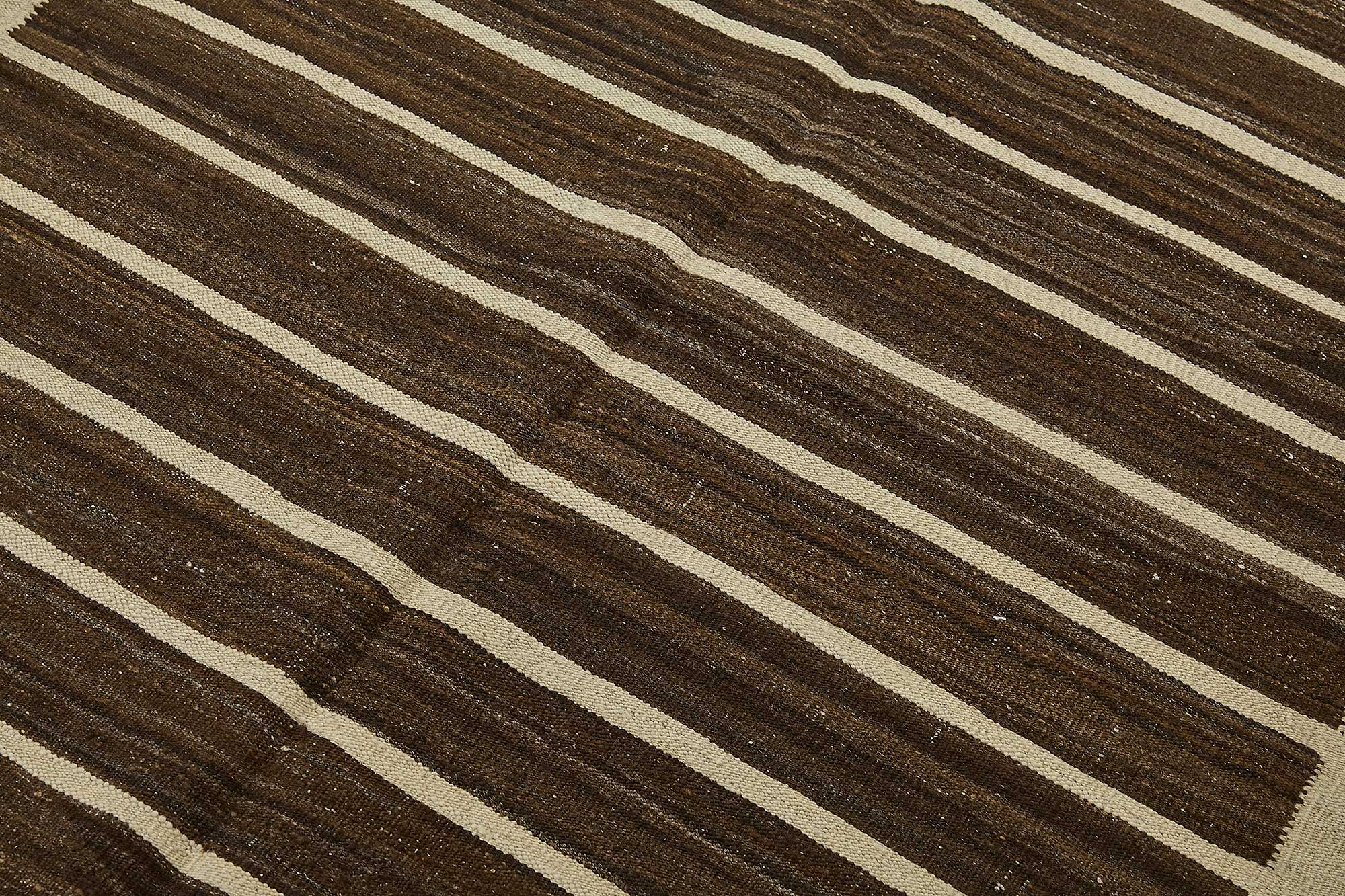 5x6 Contemporary Wool Kilim Rug - 51672