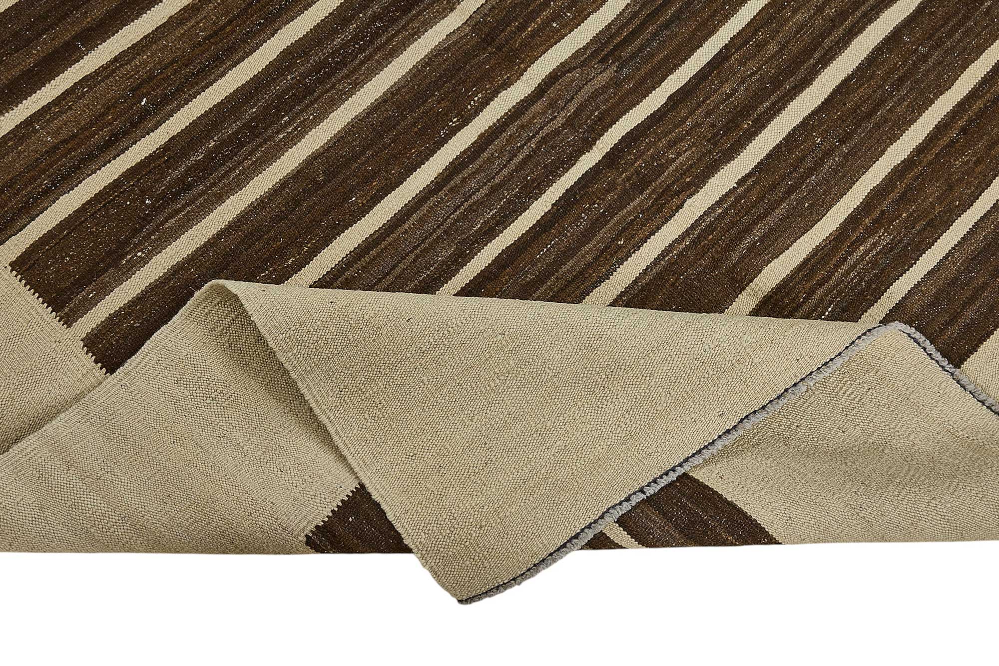 5x6 Contemporary Wool Kilim Rug - 51672