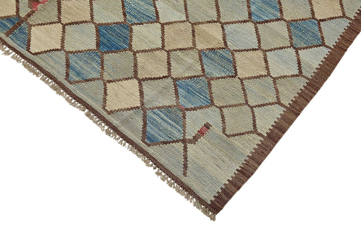 5x7 Contemporary Wool Kilim Rug - 51673