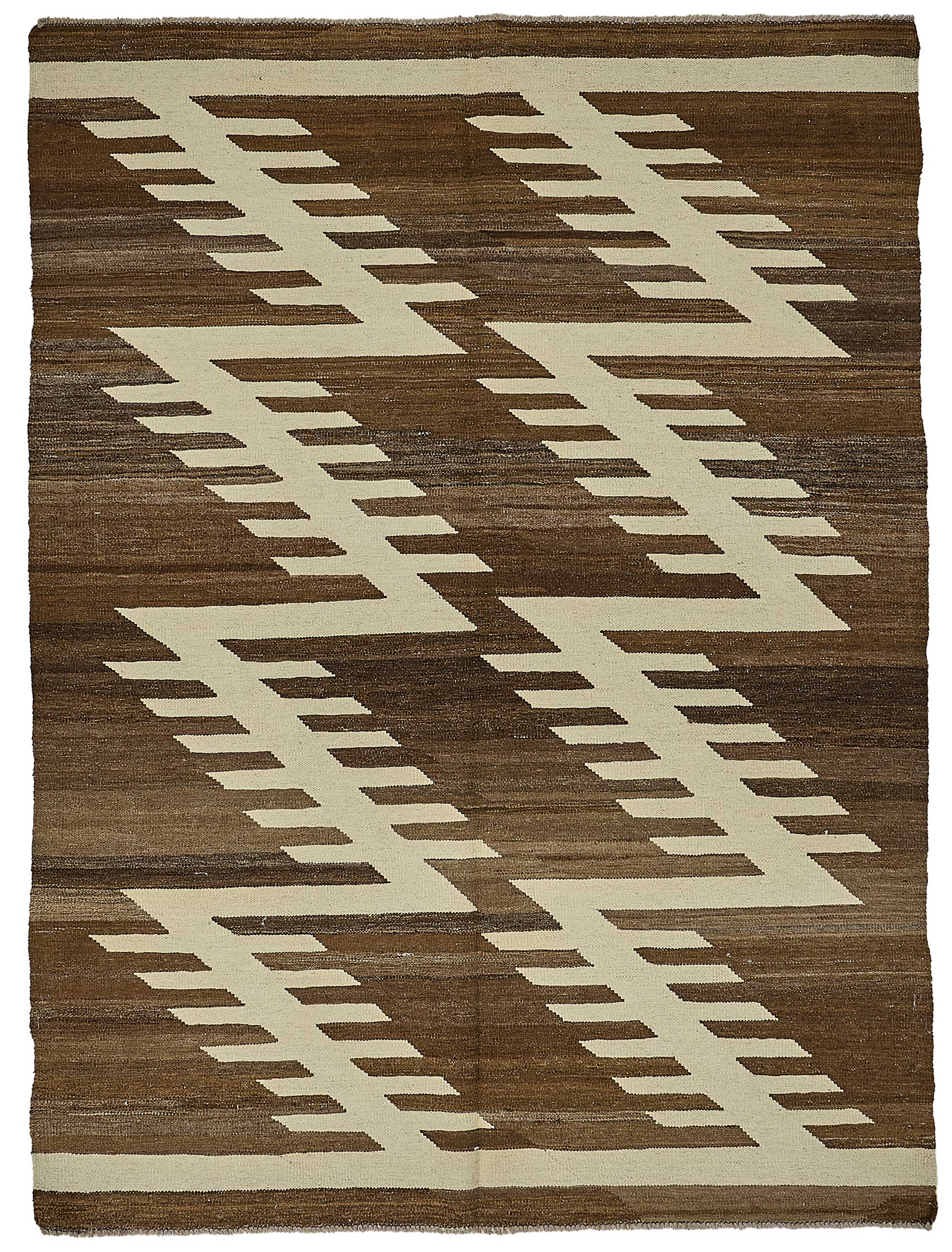 5x7 Contemporary Wool Kilim Rug - 51675