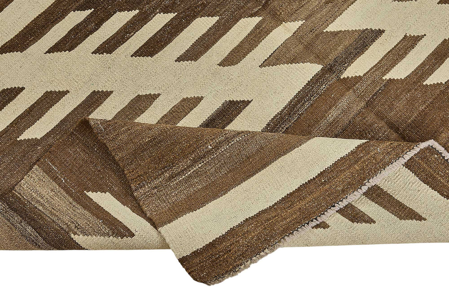 5x7 Contemporary Wool Kilim Rug - 51675