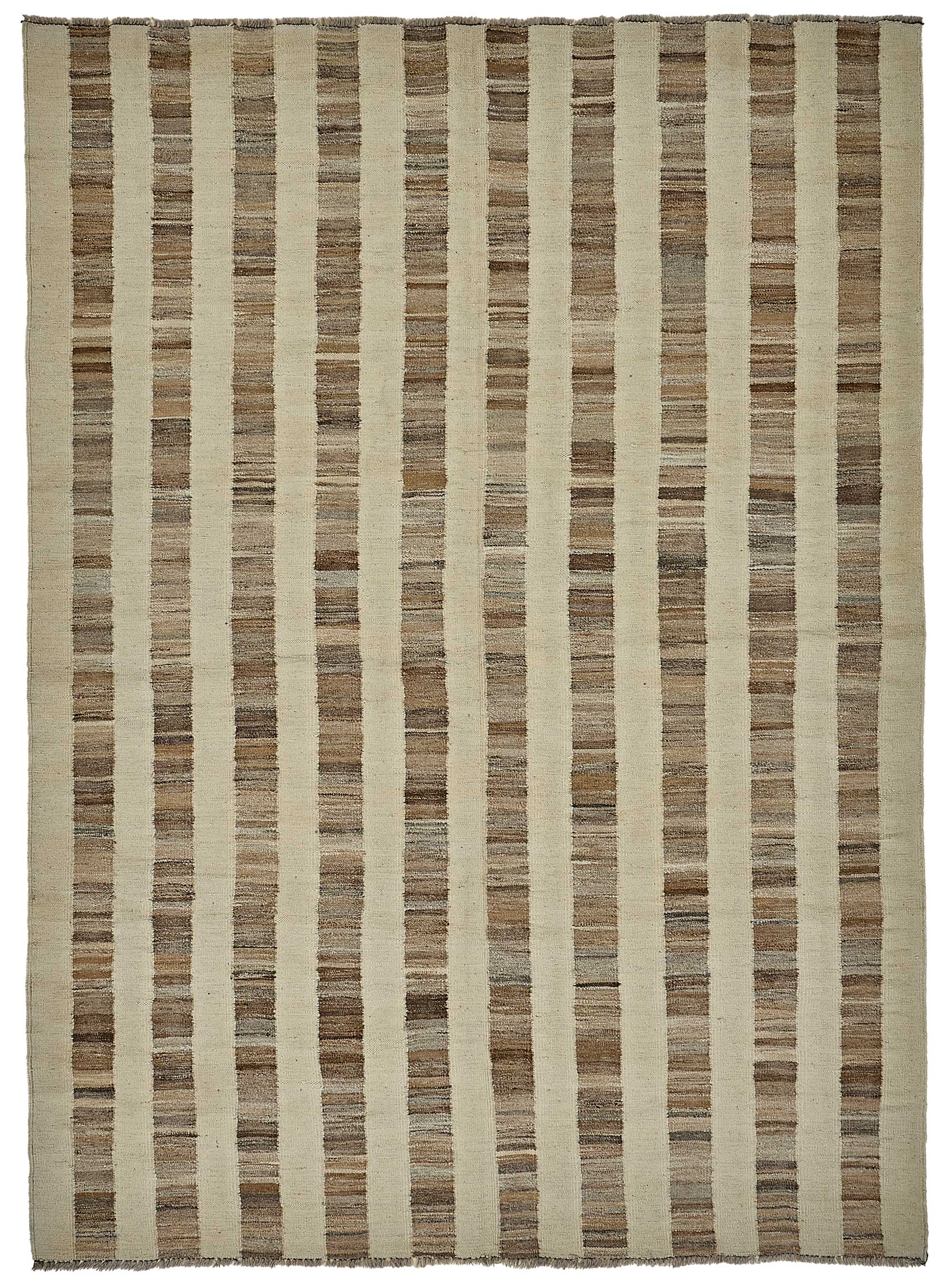 5x8 Contemporary Wool Kilim Rug - 51676