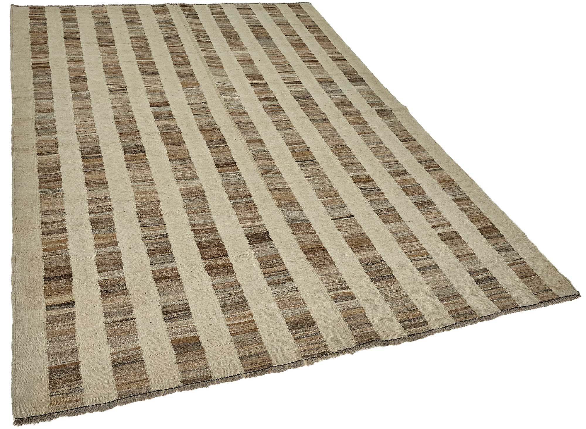 5x8 Contemporary Wool Kilim Rug - 51676