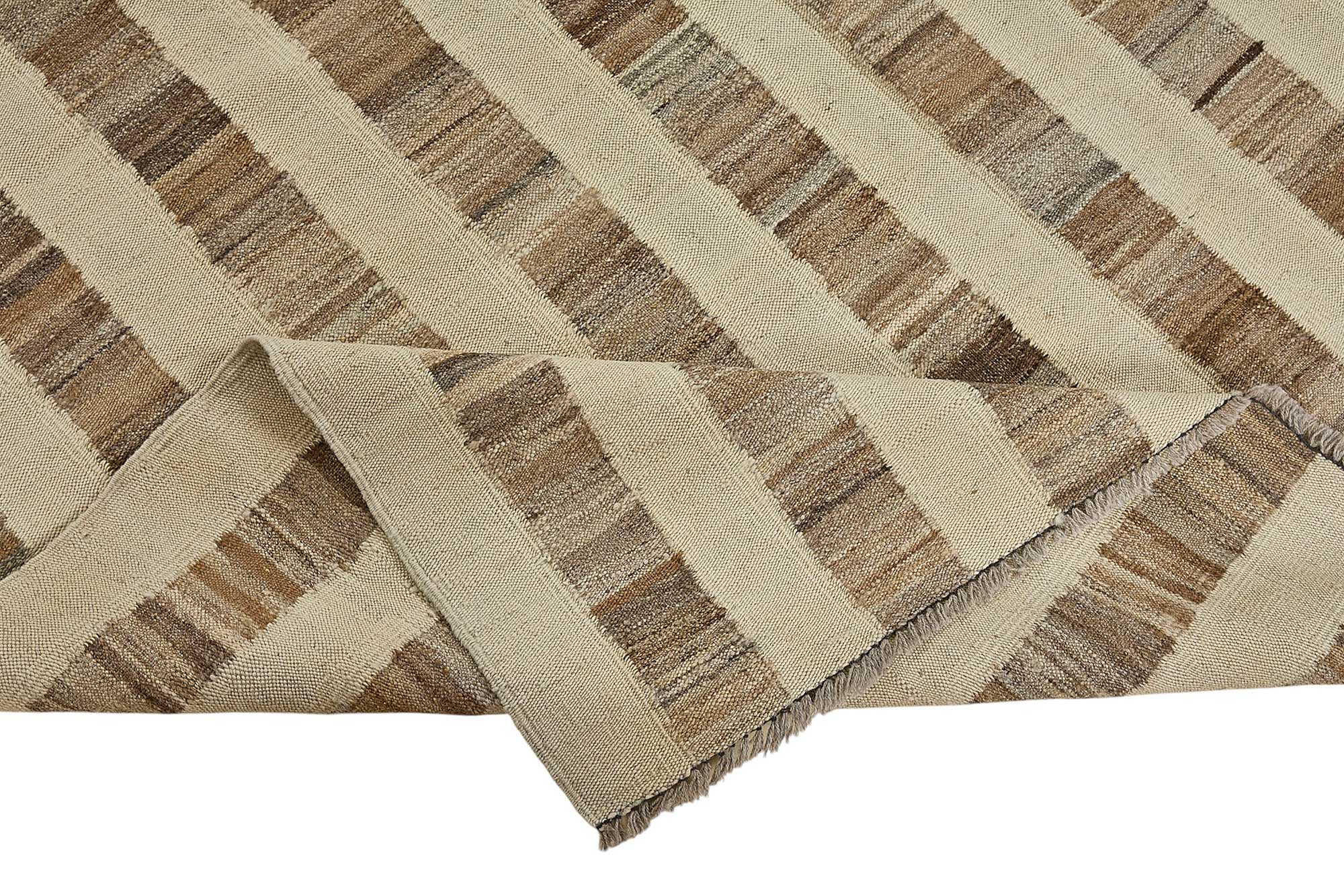 5x8 Contemporary Wool Kilim Rug - 51676
