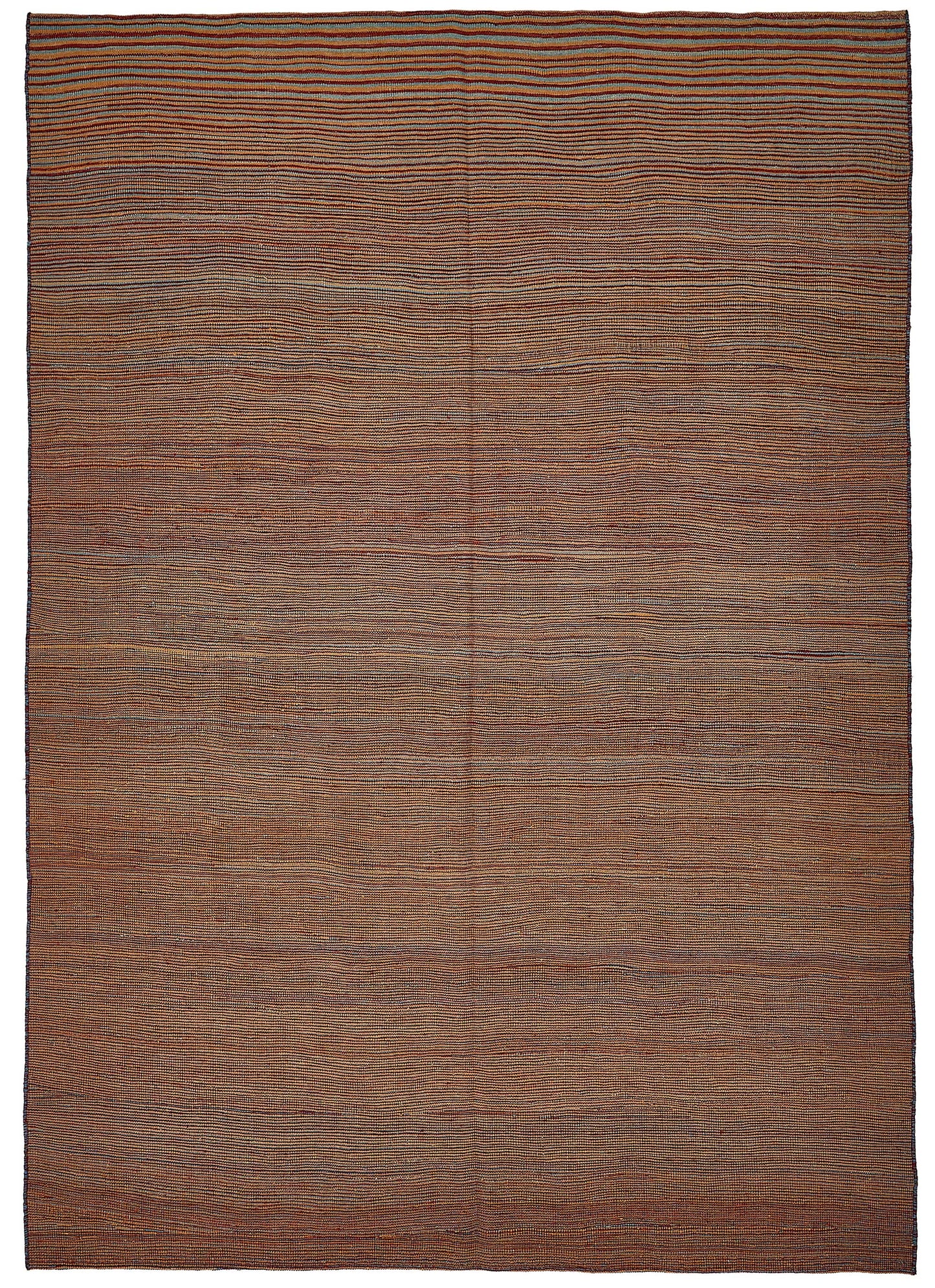 7x10 Contemporary Wool Kilim Rug - 51678