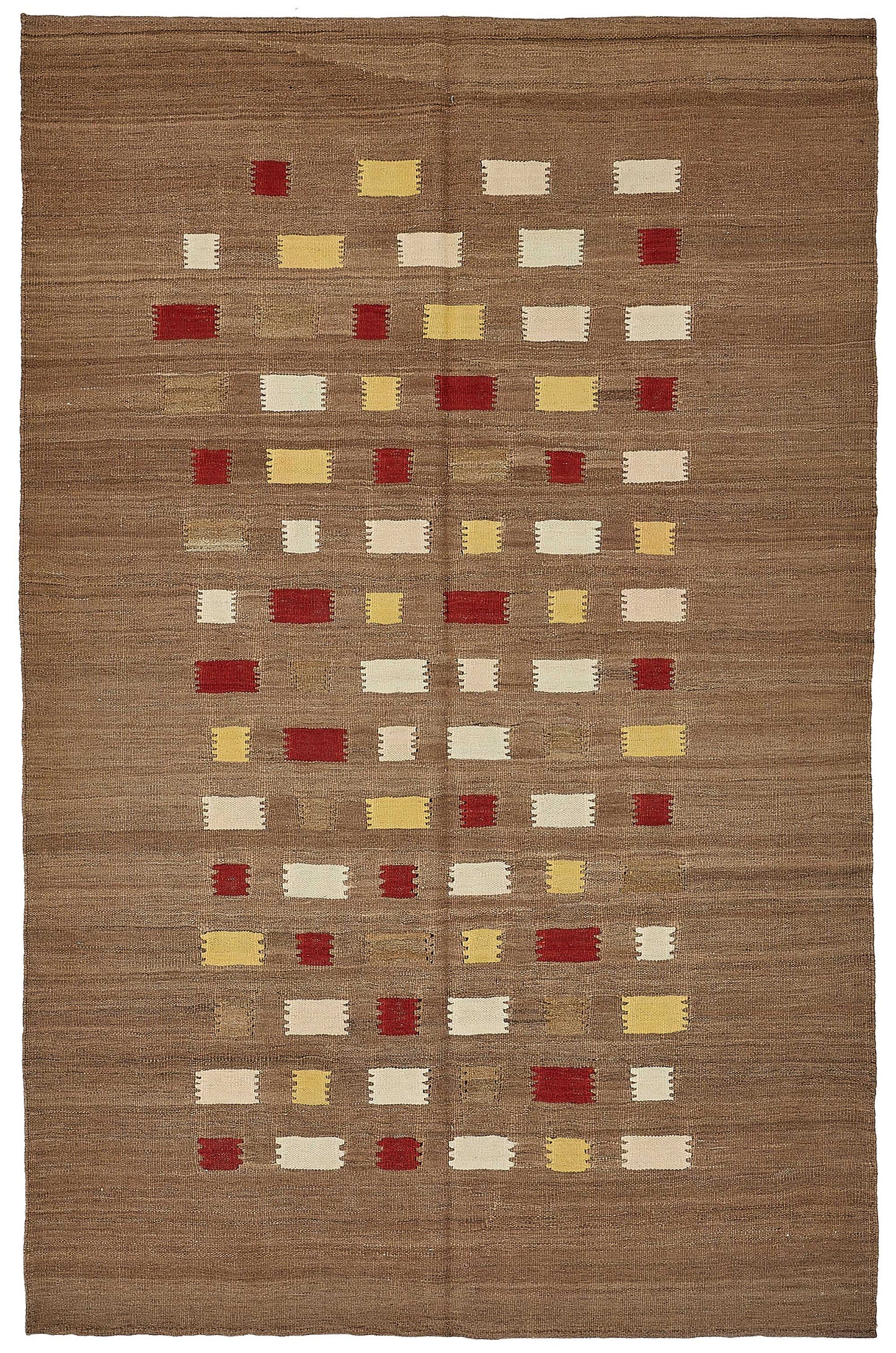 5x8 Contemporary Wool Kilim Rug - 51679