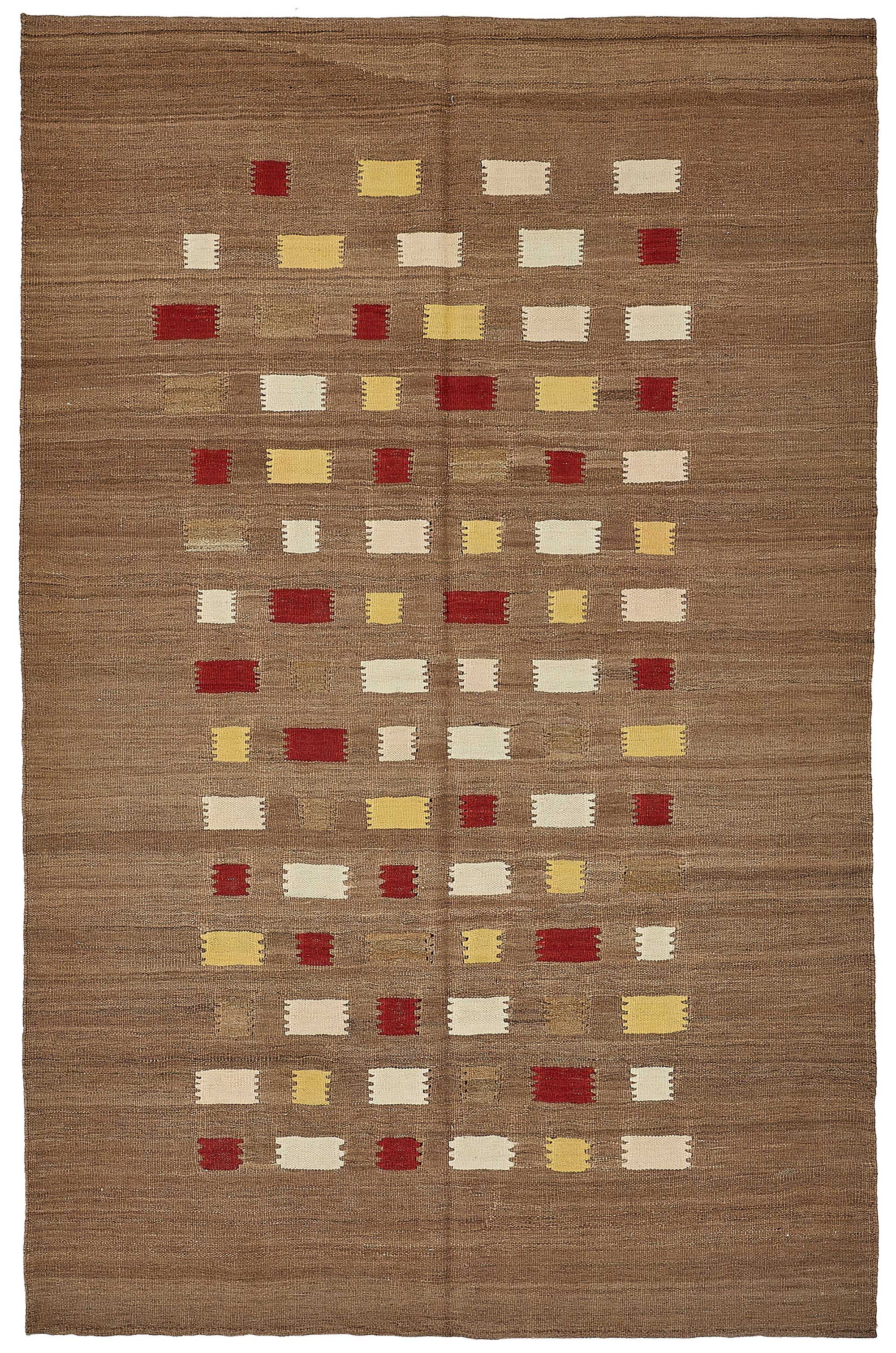 5x8 Contemporary Wool Kilim Rug - 51679