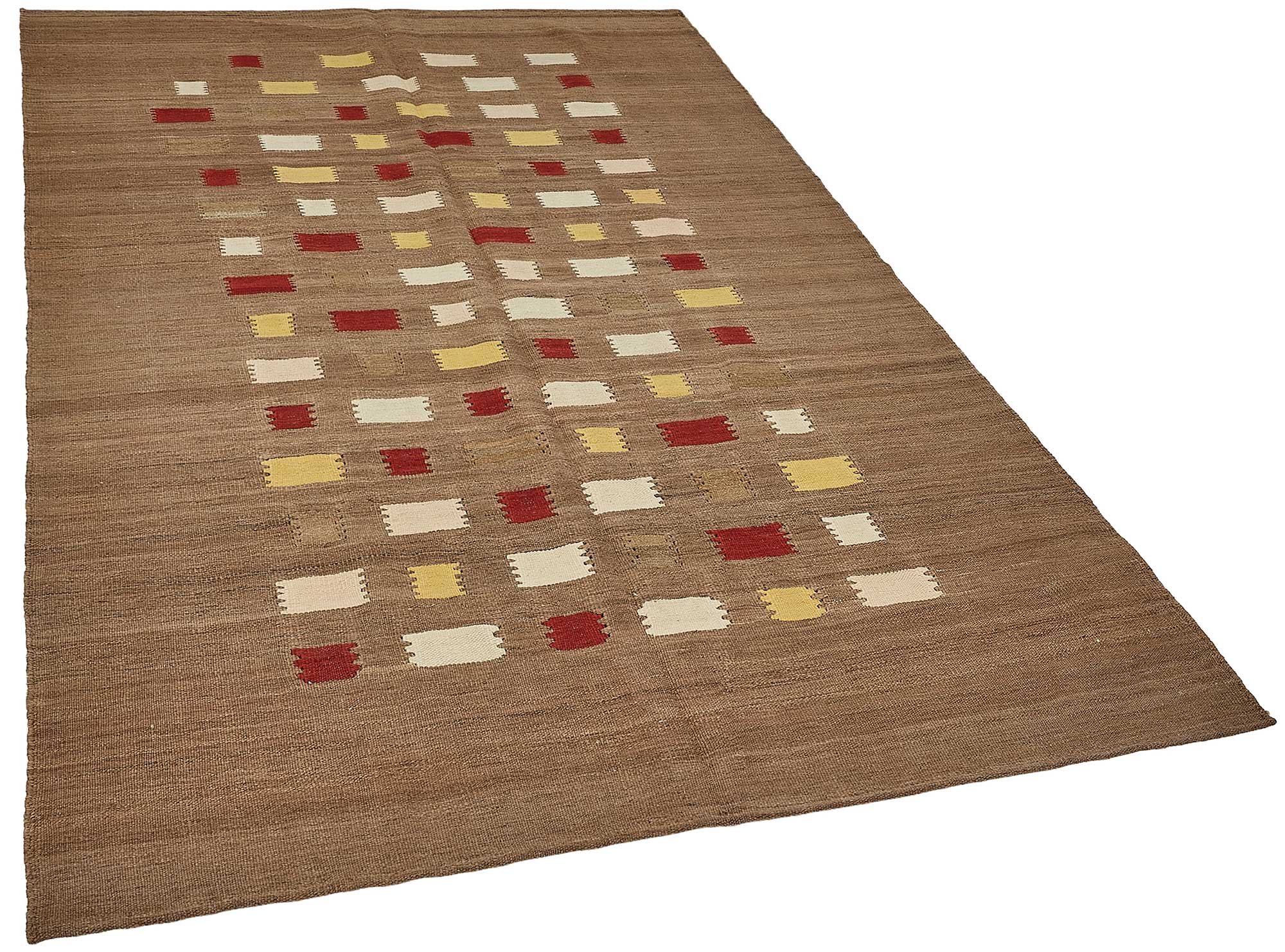5x8 Contemporary Wool Kilim Rug - 51679
