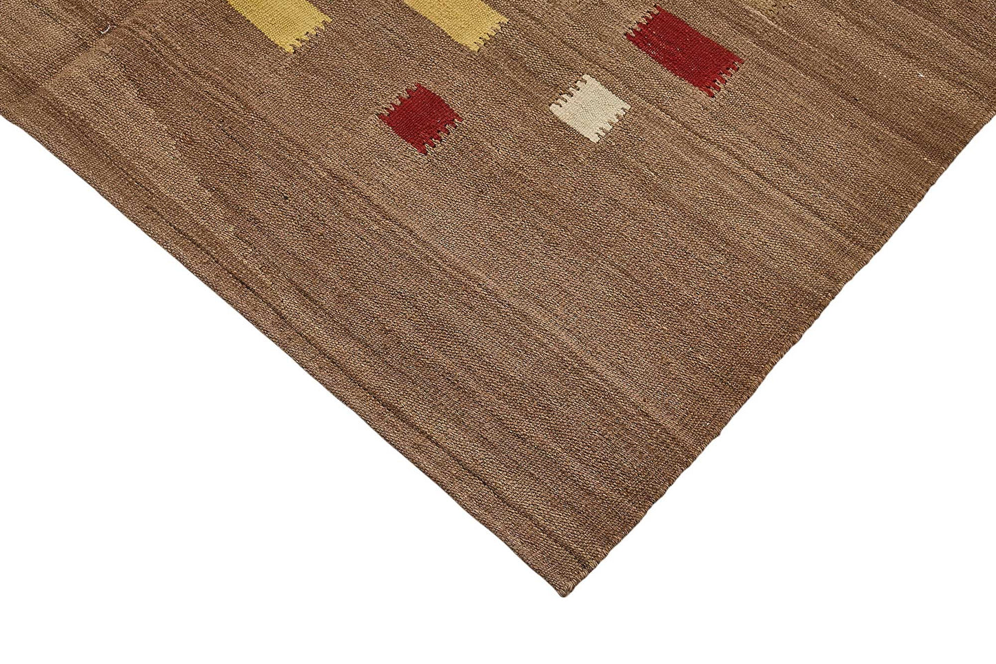5x8 Contemporary Wool Kilim Rug - 51679