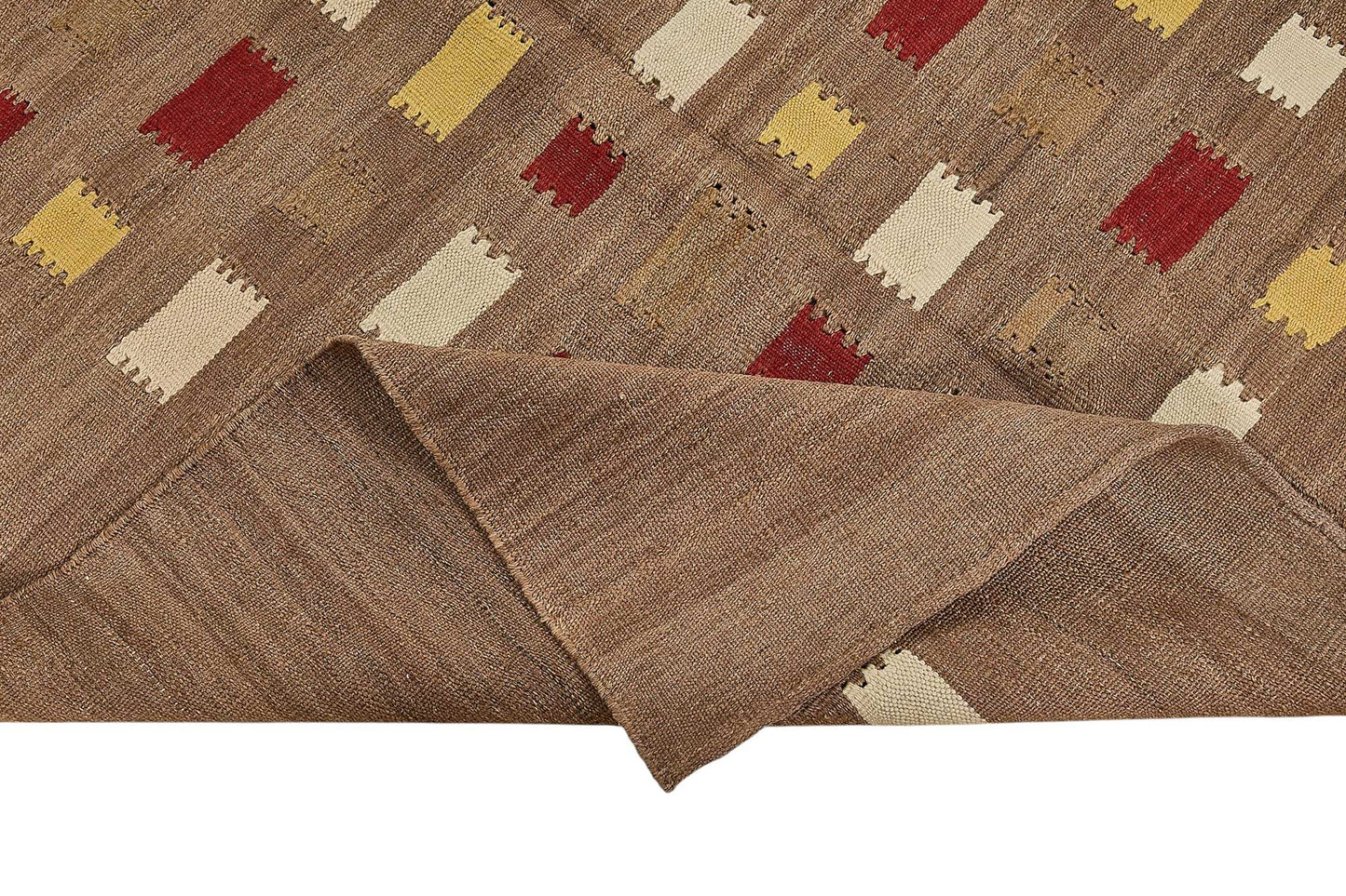 5x8 Contemporary Wool Kilim Rug - 51679