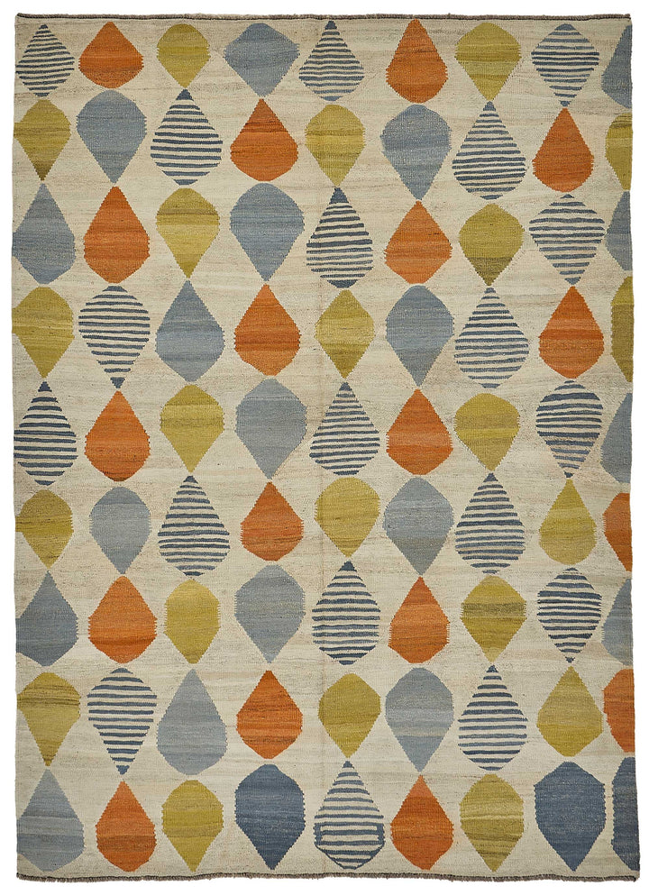 6x8 Contemporary Wool Kilim Rug - 51680