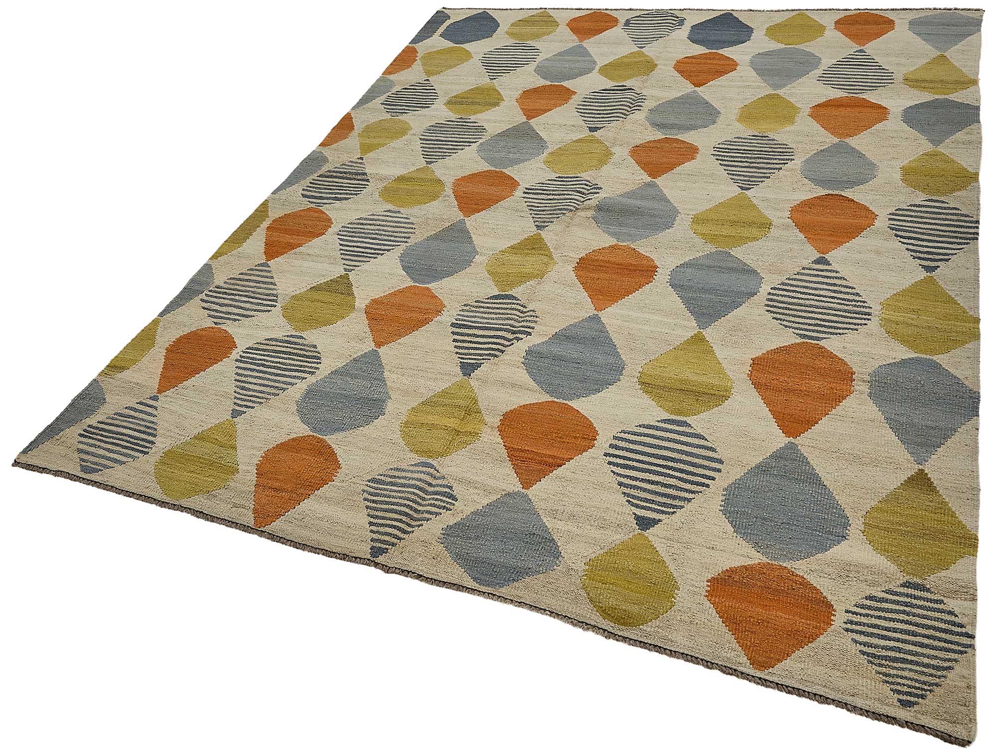 6x8 Contemporary Wool Kilim Rug - 51680