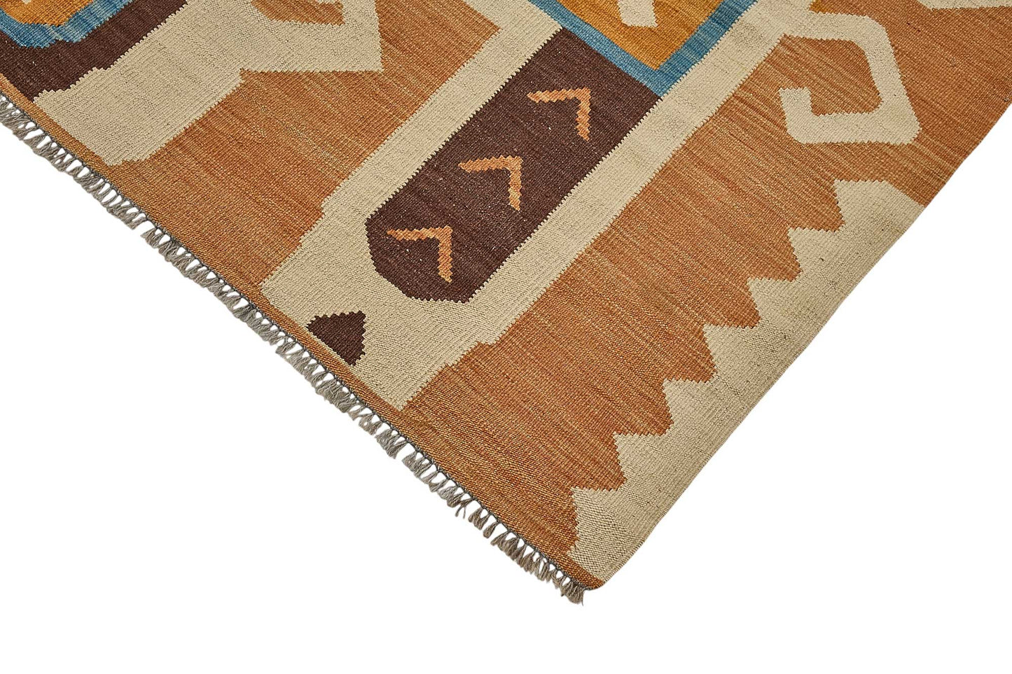 6x9 Contemporary Wool Kilim Rug - 51682