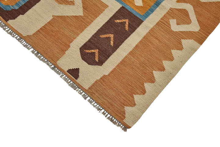 6x9 Contemporary Wool Kilim Rug - 51682
