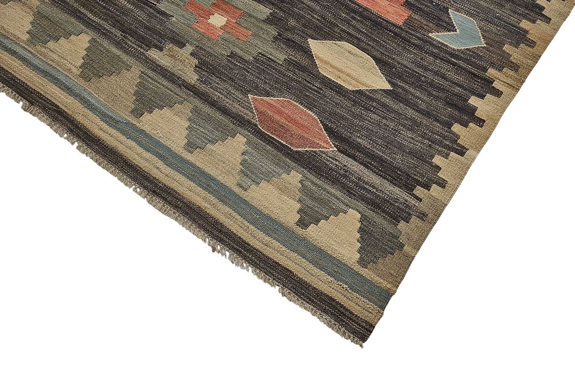 10x14 Contemporary Wool Kilim Rug - 51683
