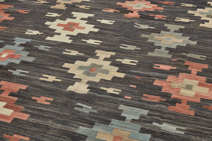 10x14 Contemporary Wool Kilim Rug - 51683