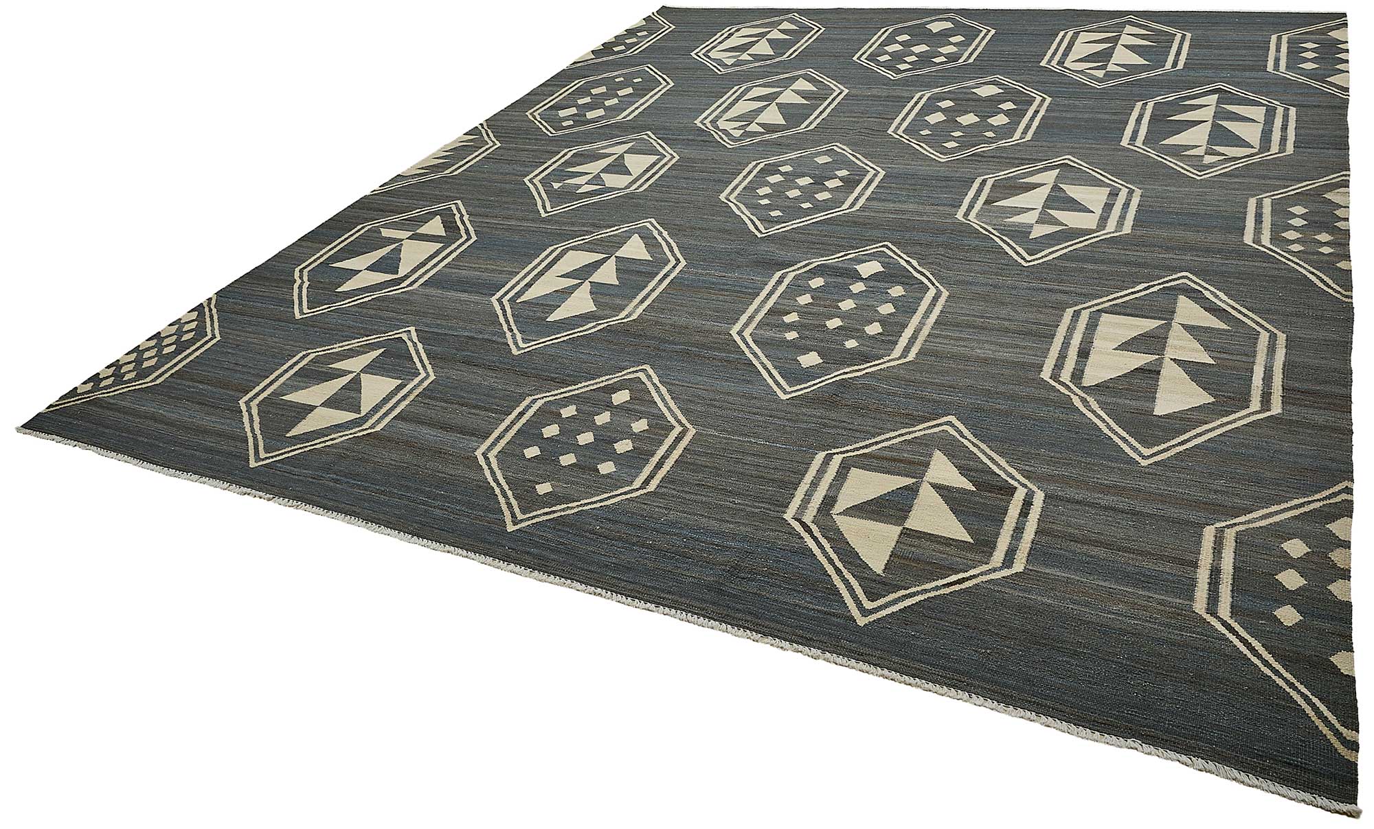 10x14 Contemporary Wool Kilim Rug - 51684