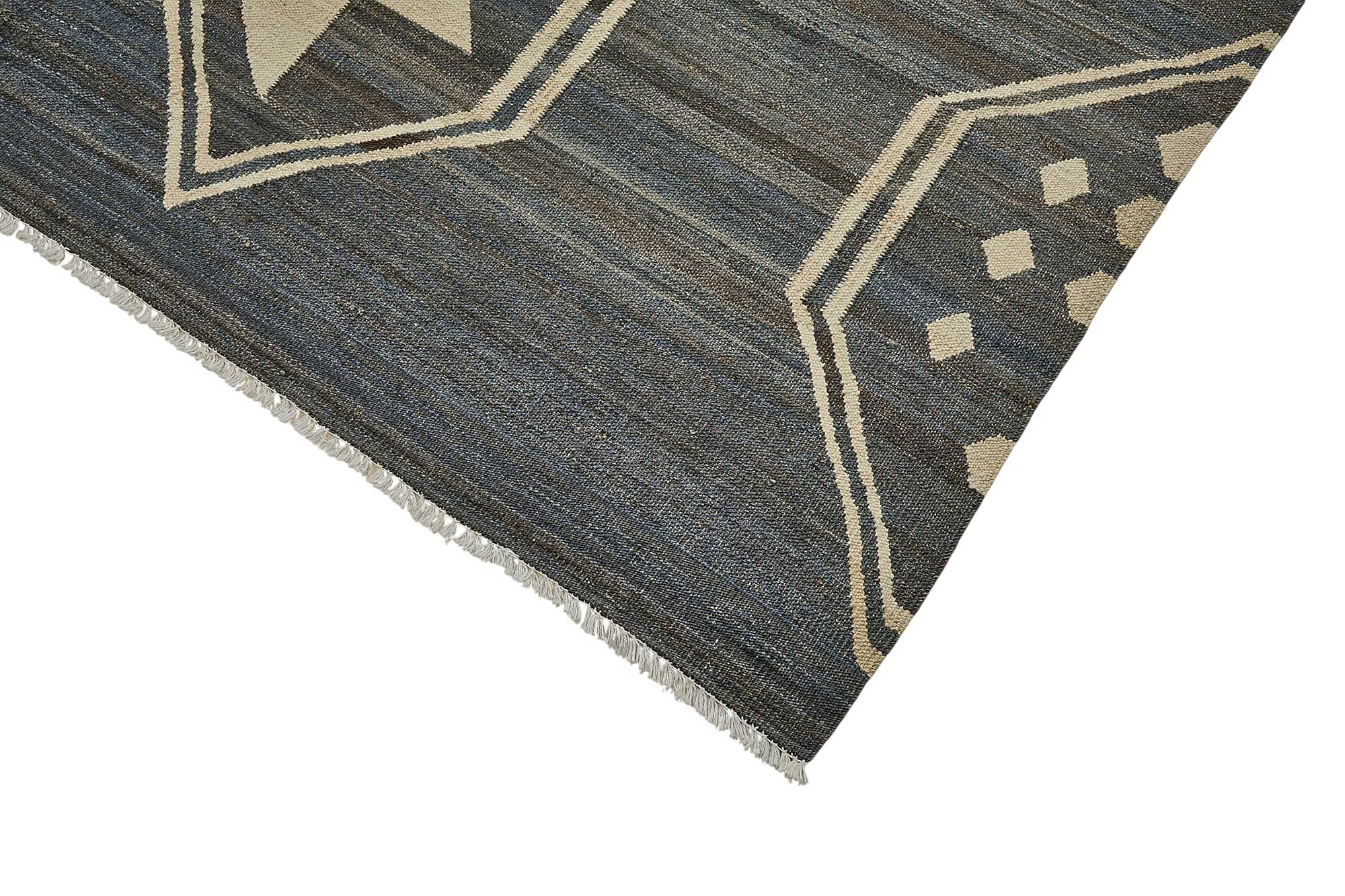 10x14 Contemporary Wool Kilim Rug - 51684