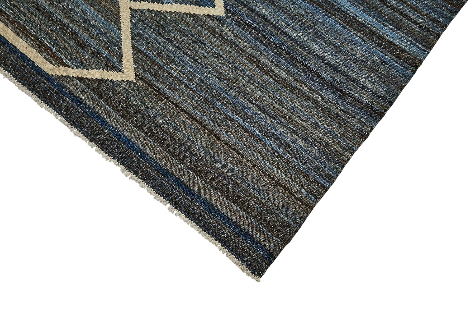11x13 Contemporary Wool Kilim Rug - 51685