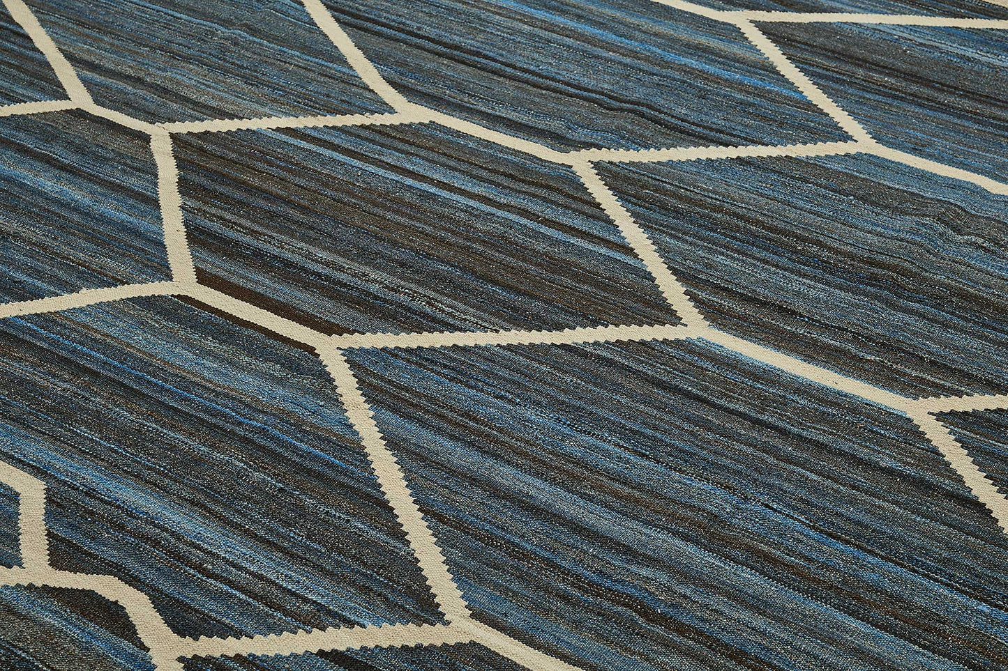 11x13 Contemporary Wool Kilim Rug - 51685