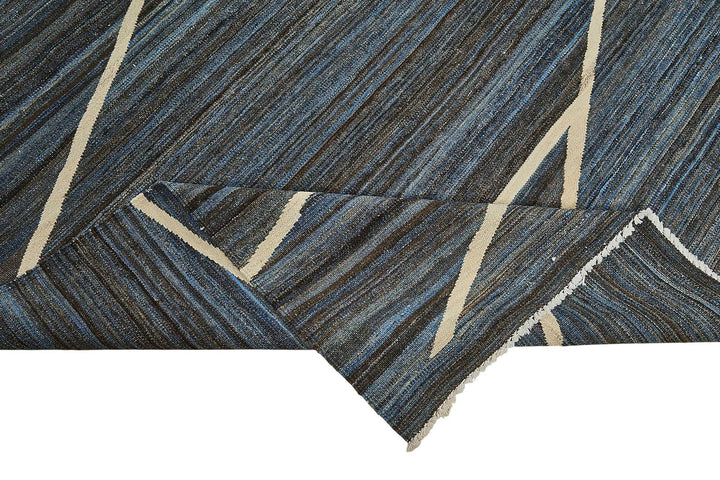 11x13 Contemporary Wool Kilim Rug - 51685