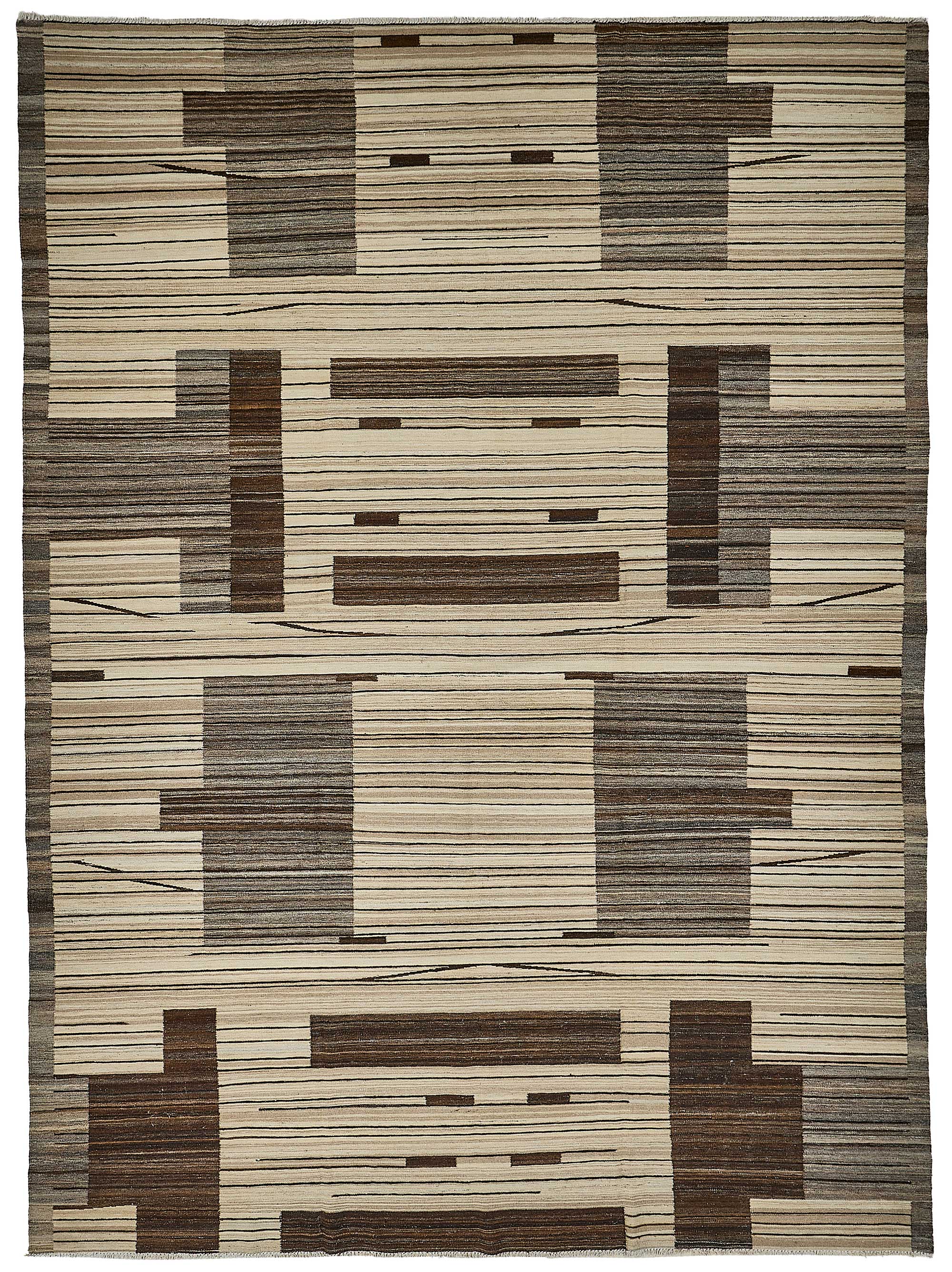 10x14 Contemporary Wool Kilim Rug - 51686