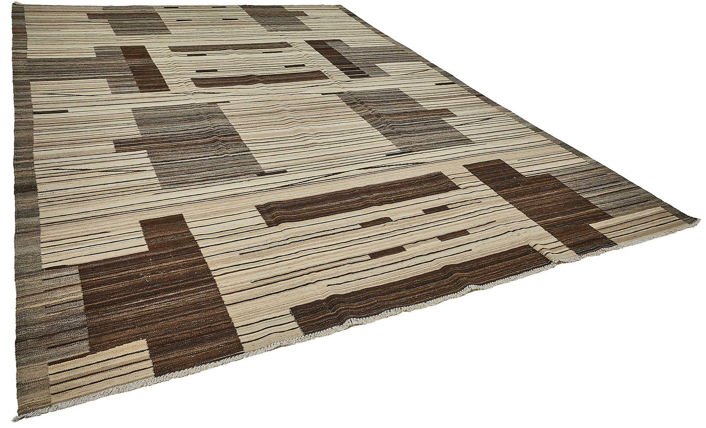 10x14 Contemporary Wool Kilim Rug - 51686