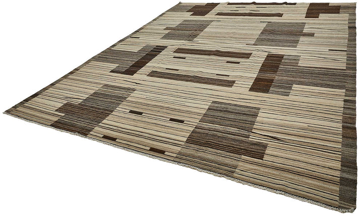 10x14 Contemporary Wool Kilim Rug - 51686