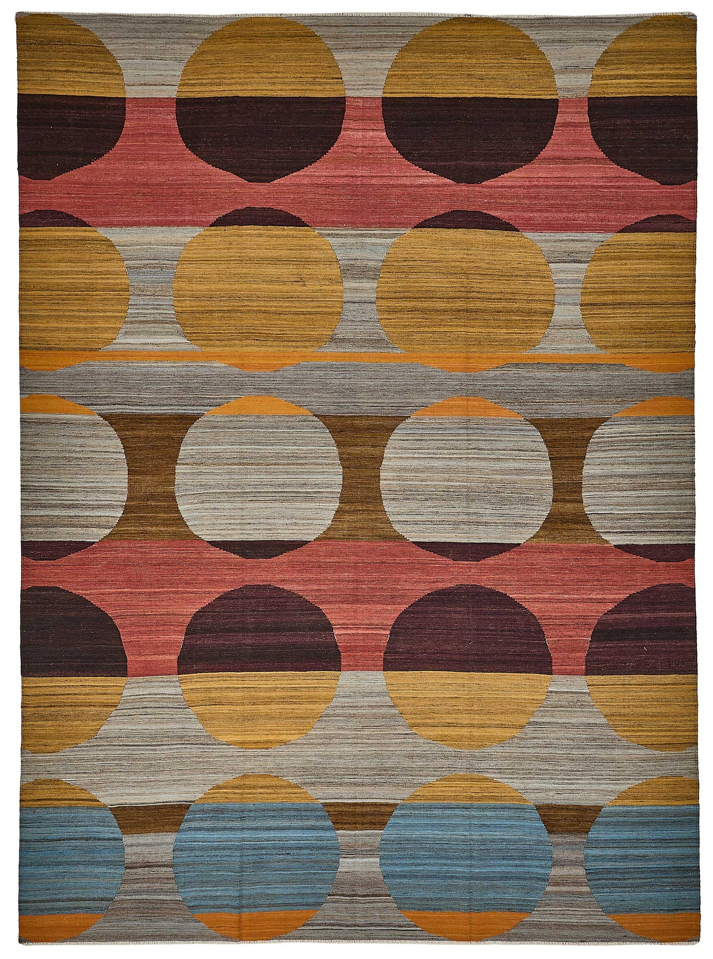 10x14 Contemporary Wool Kilim Rug - 51687