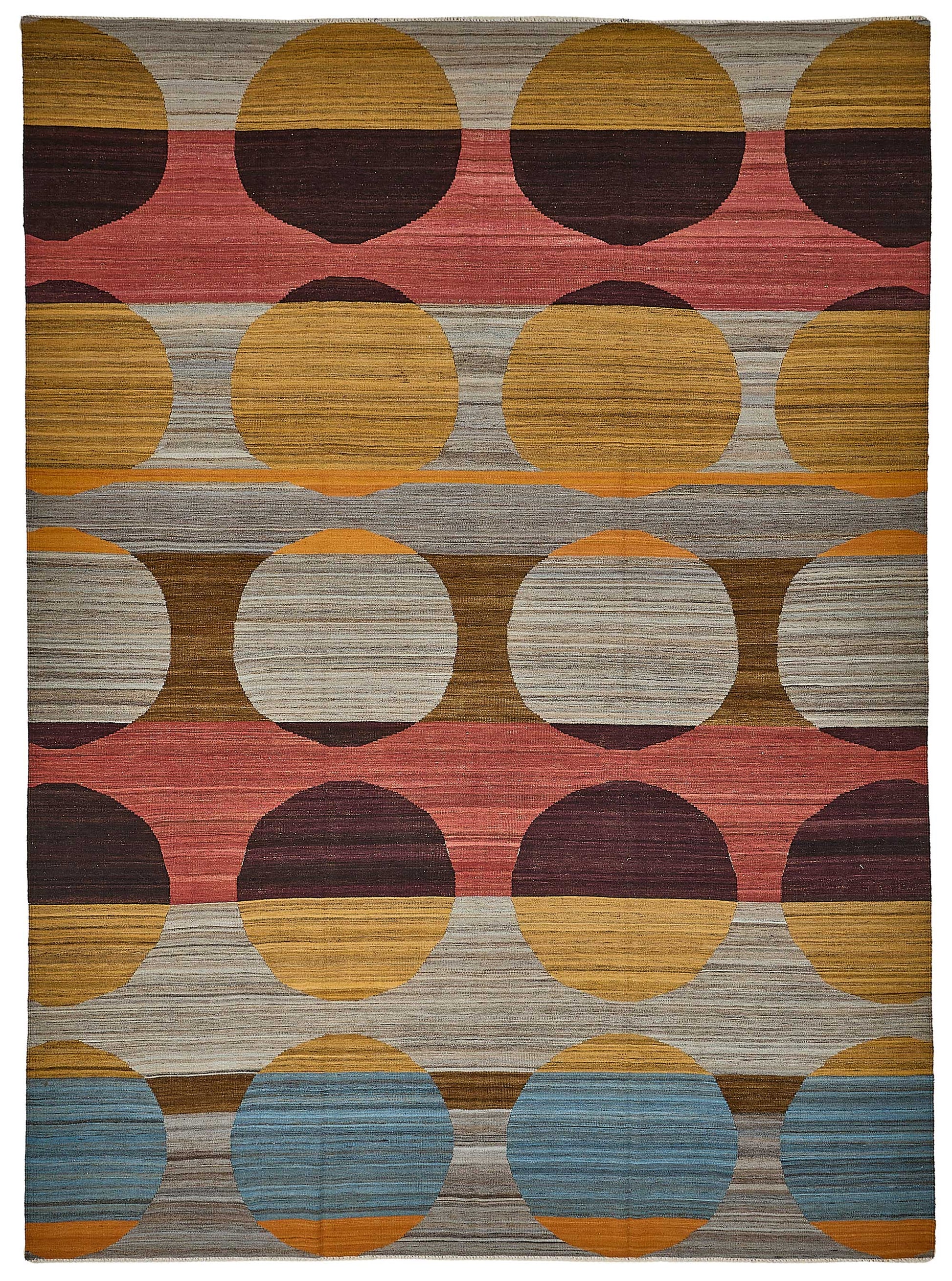 10x14 Contemporary Wool Kilim Rug - 51687