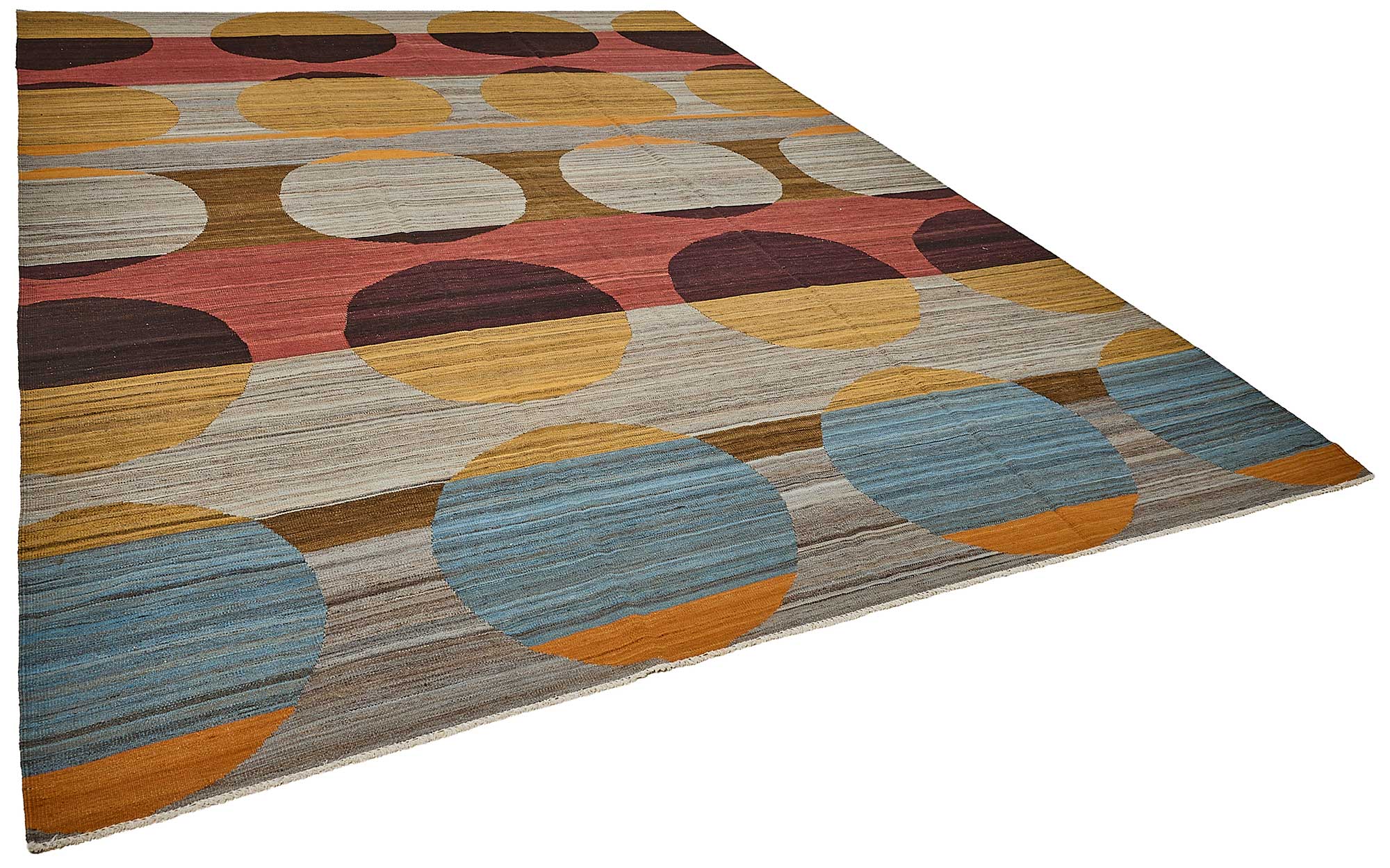 10x14 Contemporary Wool Kilim Rug - 51687