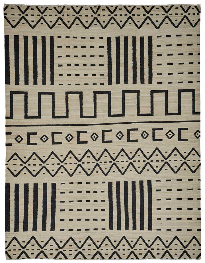 10x13 Contemporary Wool Kilim Rug - 51688