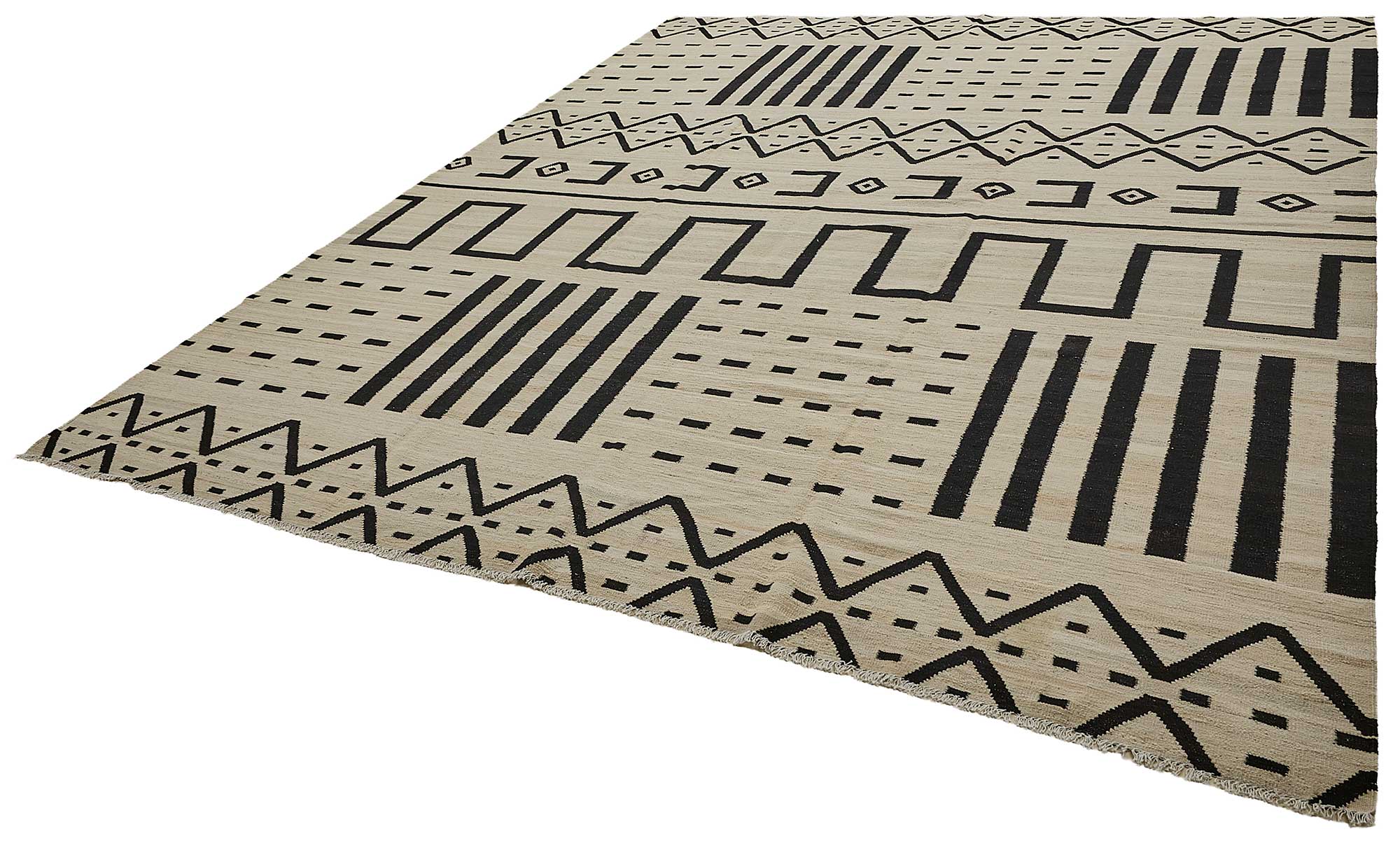 10x13 Contemporary Wool Kilim Rug - 51688