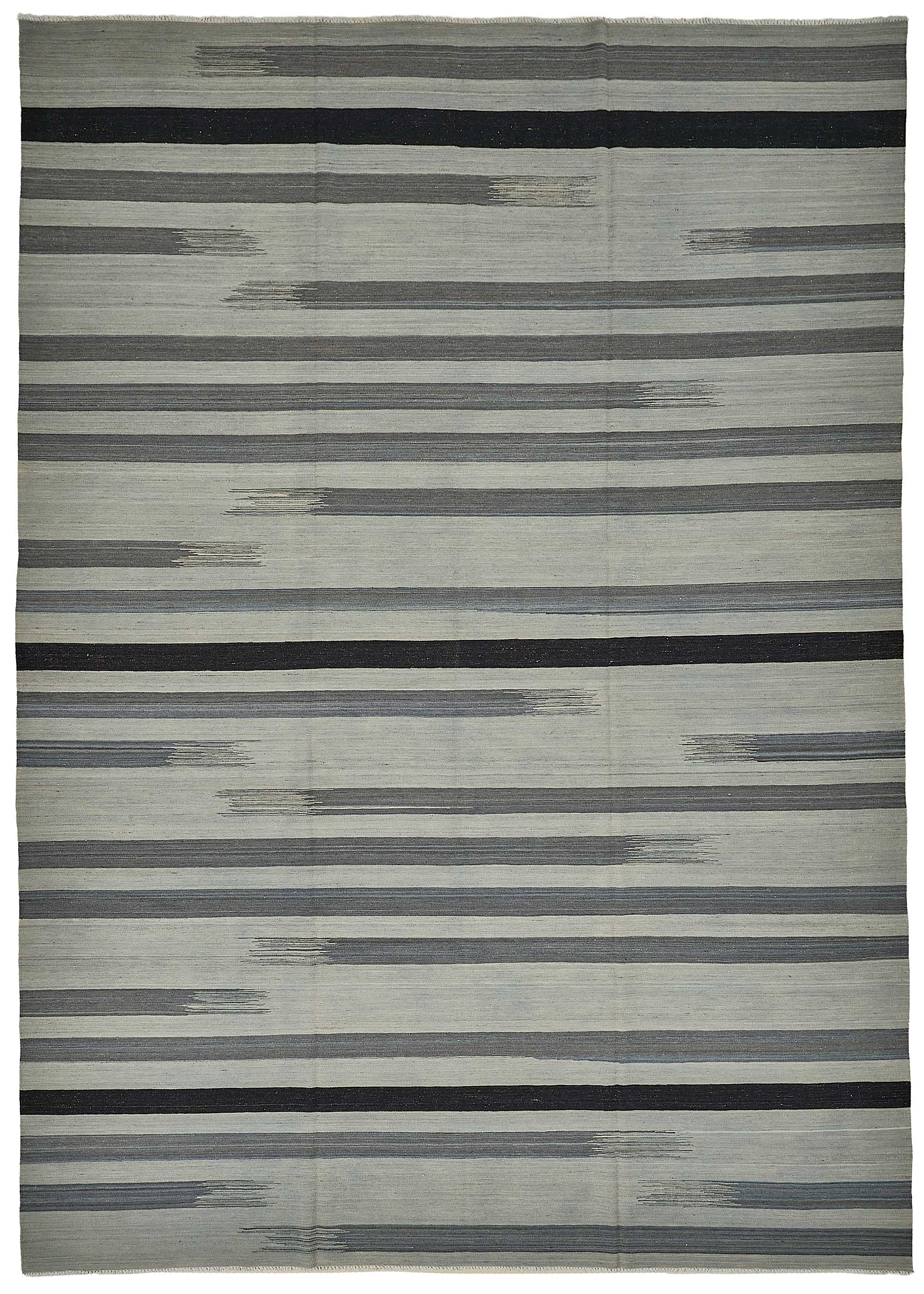 10x14 Contemporary Wool Kilim Rug - 51689