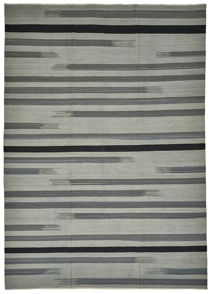 10x14 Contemporary Wool Kilim Rug - 51689