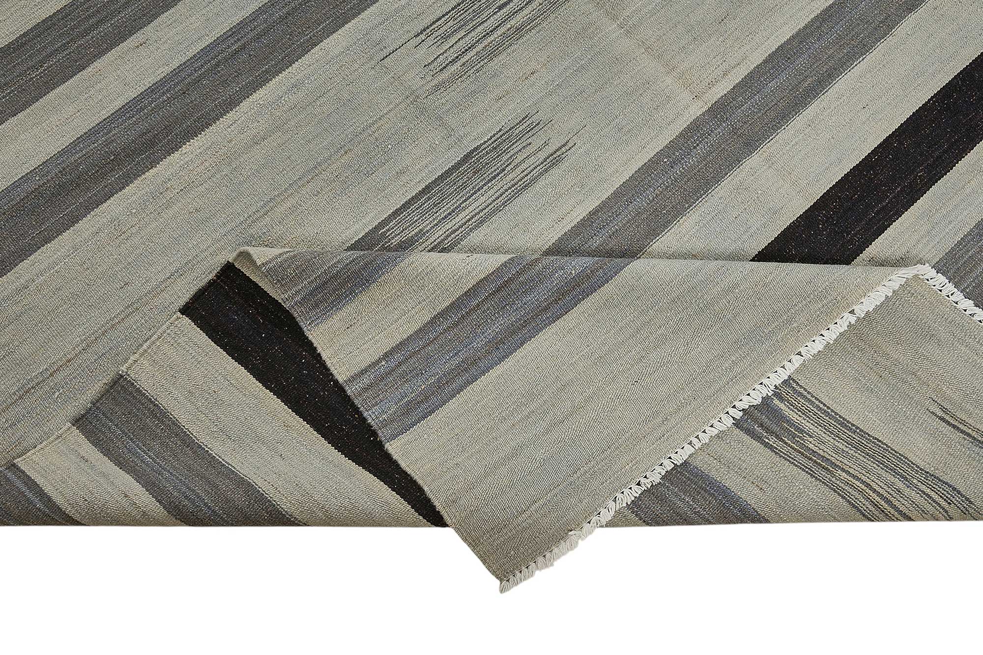 10x14 Contemporary Wool Kilim Rug - 51689