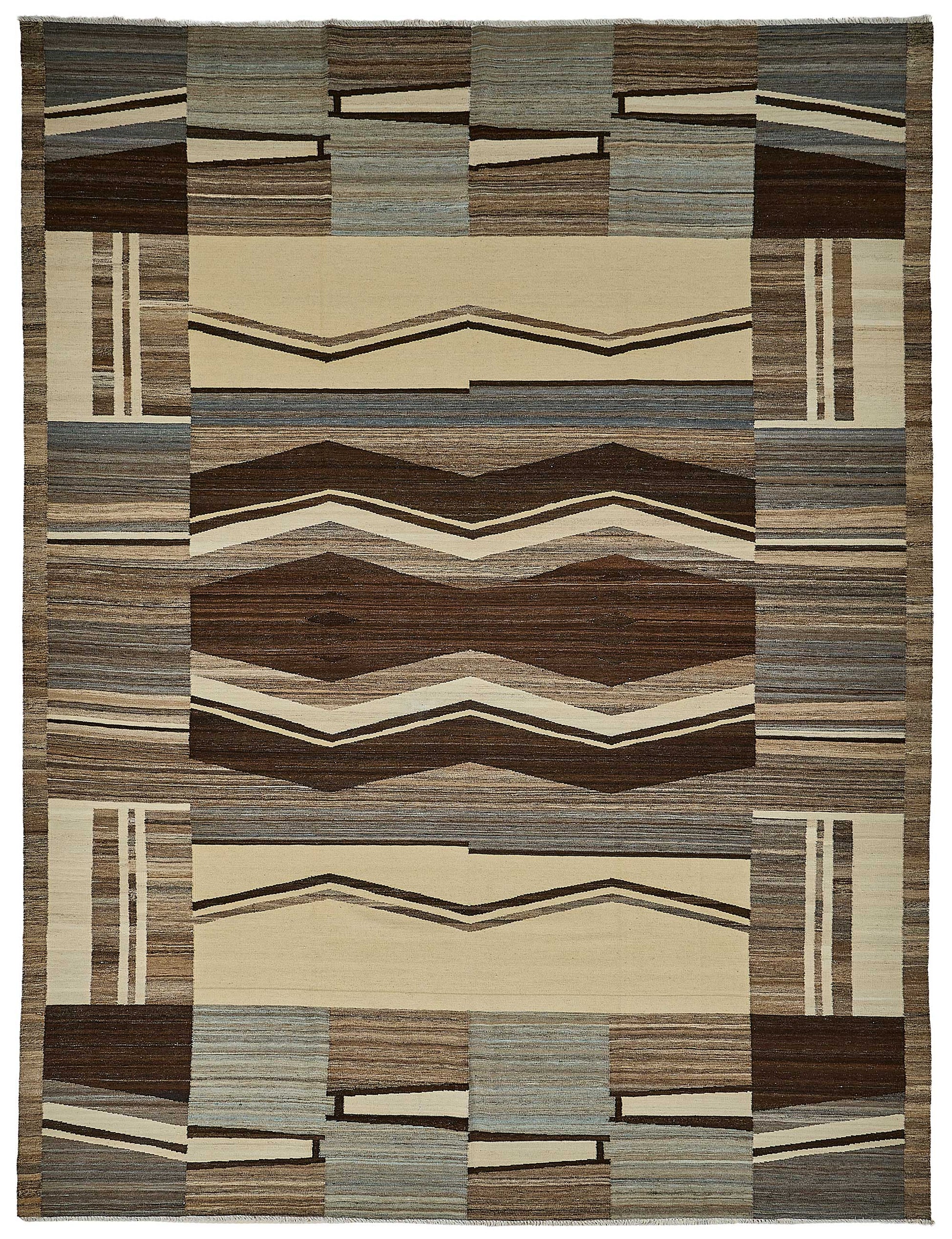 10x14 Contemporary Wool Kilim Rug - 51690
