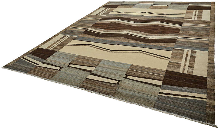 10x14 Contemporary Wool Kilim Rug - 51690