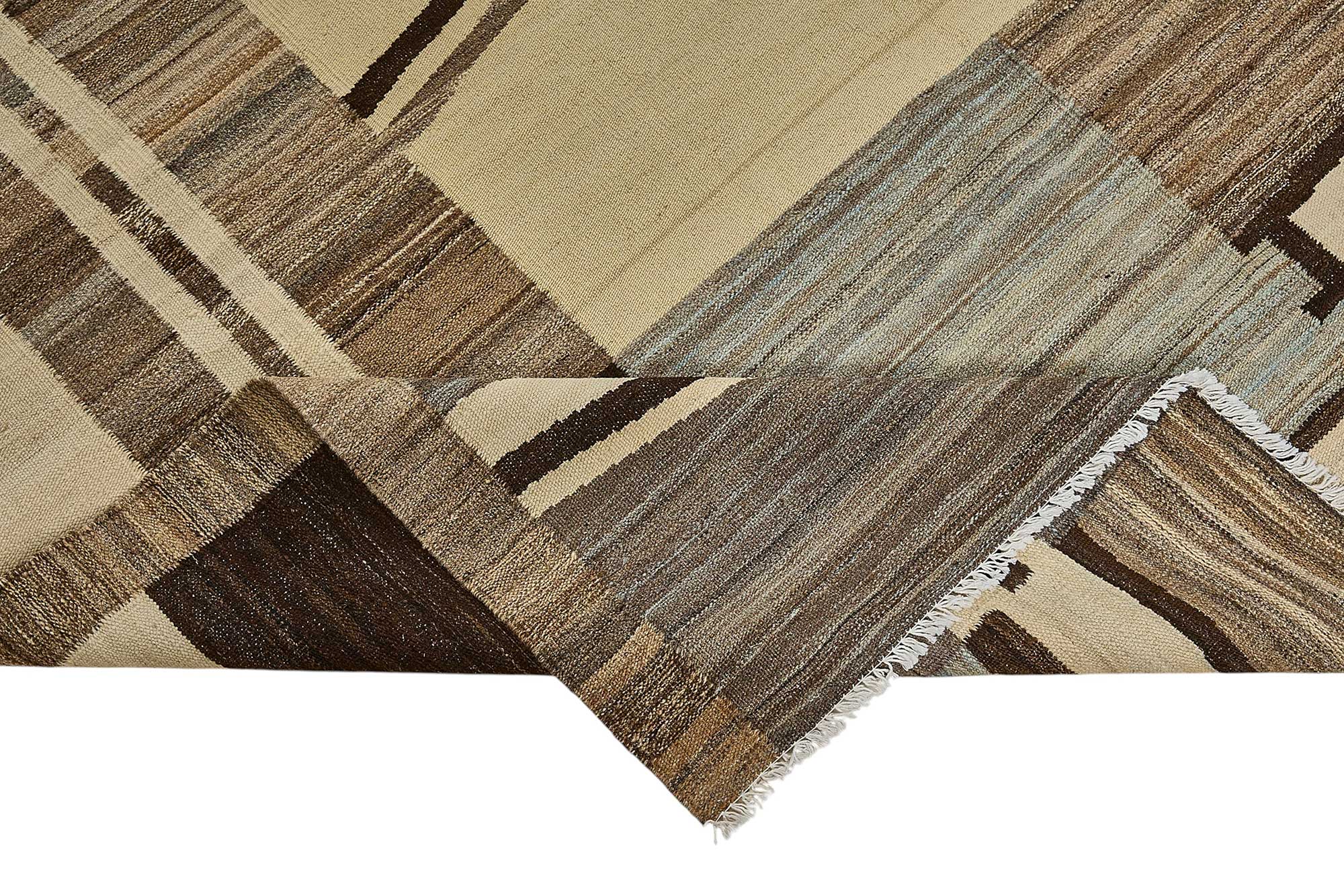 10x14 Contemporary Wool Kilim Rug - 51690