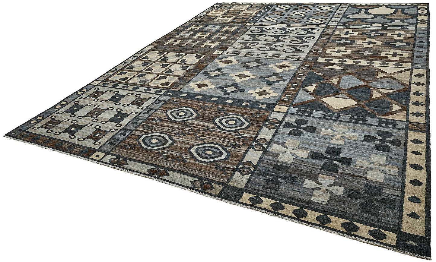 10x14 Contemporary Wool Kilim Rug - 51691