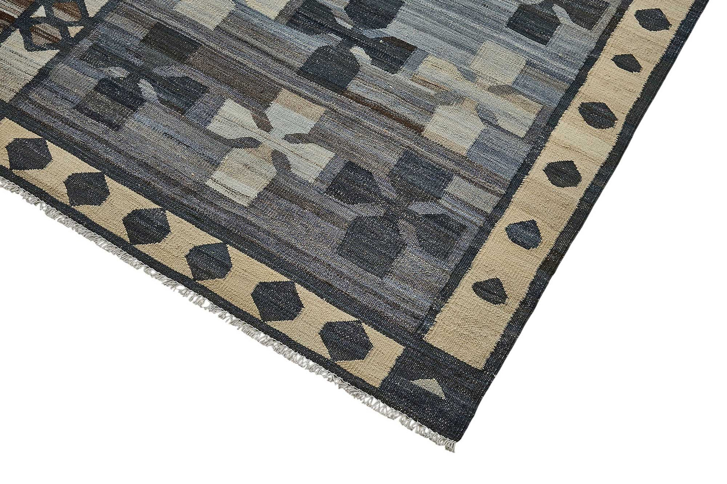 10x14 Contemporary Wool Kilim Rug - 51691