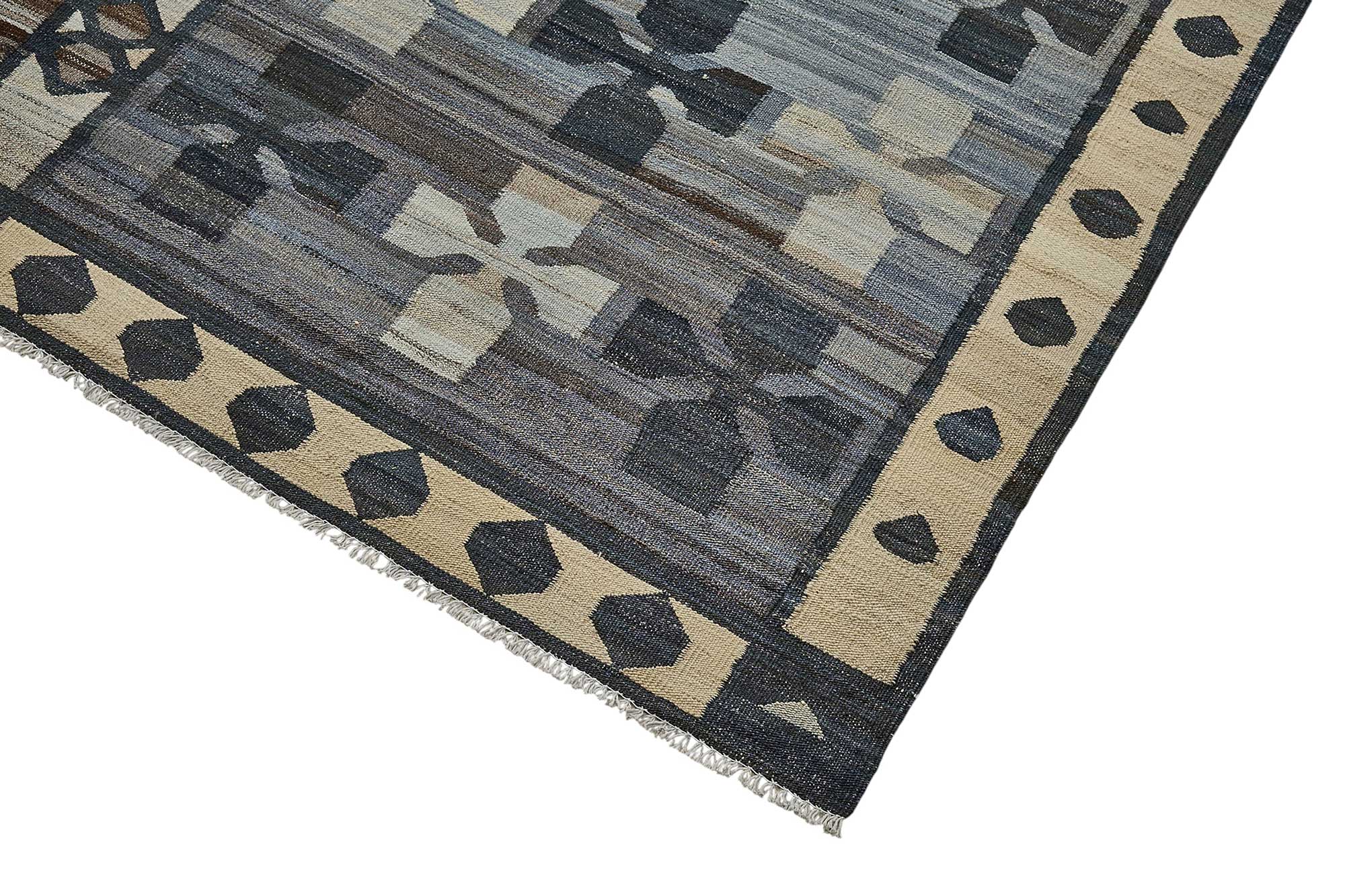 10x14 Contemporary Wool Kilim Rug - 51691