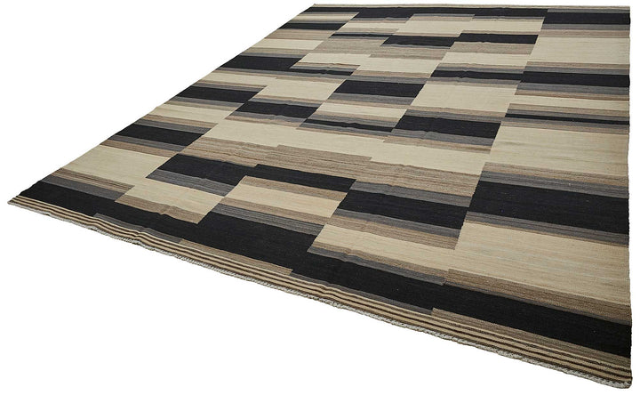 10x14 Contemporary Wool Kilim Rug - 51692