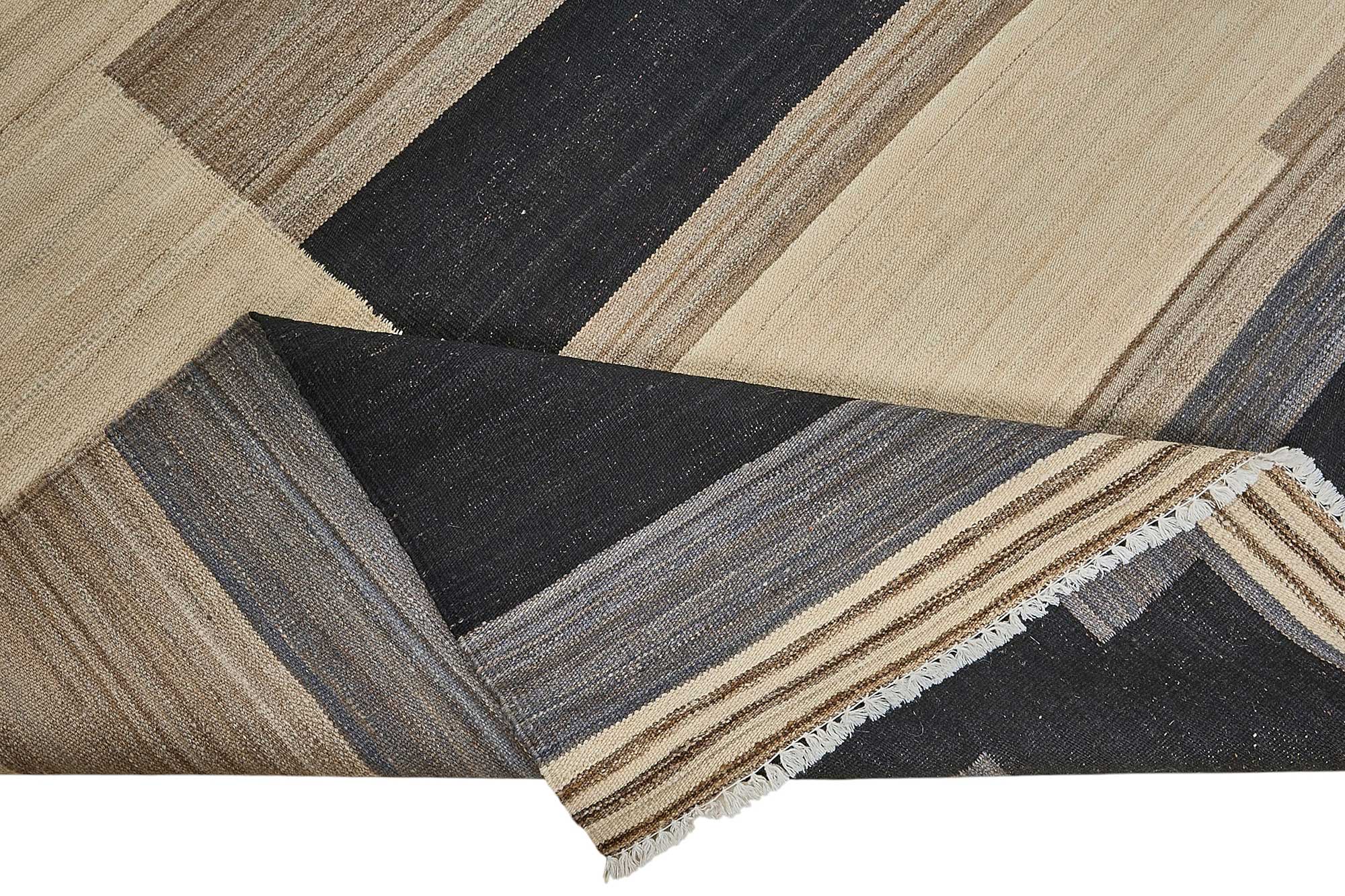 10x14 Contemporary Wool Kilim Rug - 51692